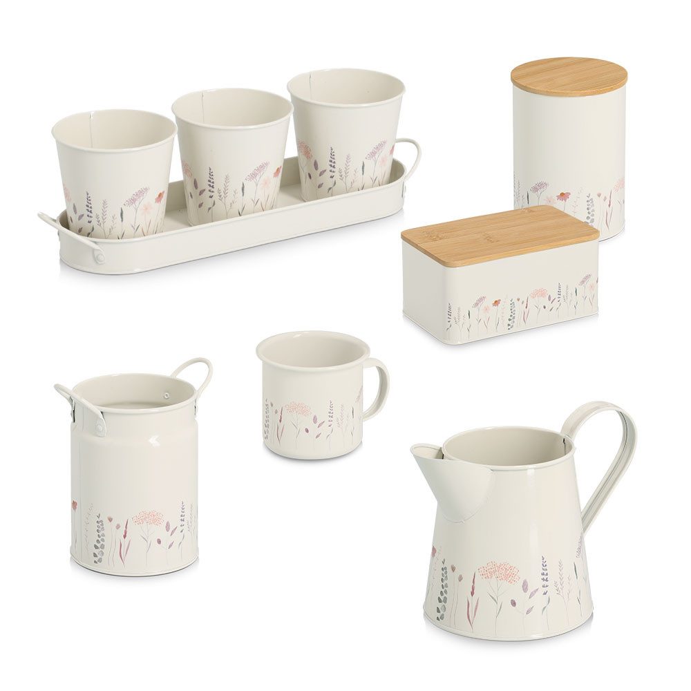 Zeller Present Küchenorganizer-Set Vorratsdose m. Bambusdeckel günstig online kaufen