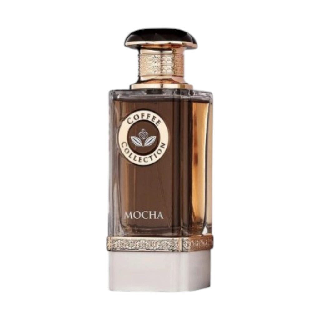 Fragrance World Duft-Set Mocha EDP – Gourmand mit Kaffee, Kakao & + Parfümzerstäuber (leer)