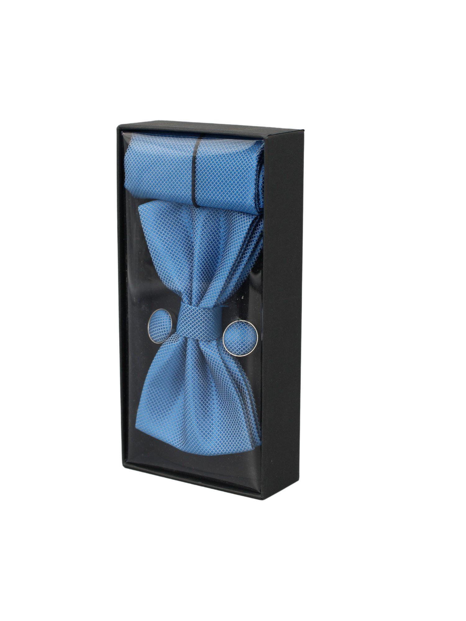 ANTALUX Fliege Elegantes 4-teiliges Herren-Set: Fliege, Tuch & Manschettenk günstig online kaufen