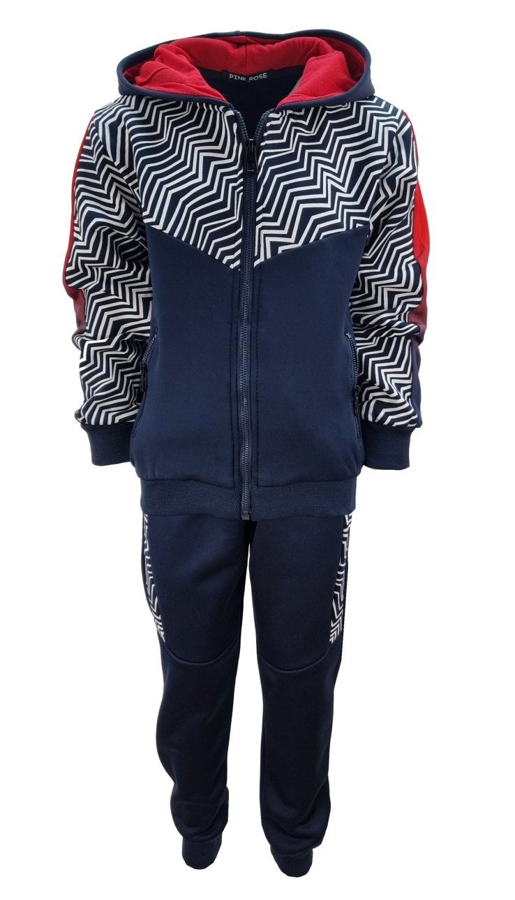Sweatanzug Jogginganzug Freizeitanzug Jogginganzug Jungen leicht gefüttert, JF868