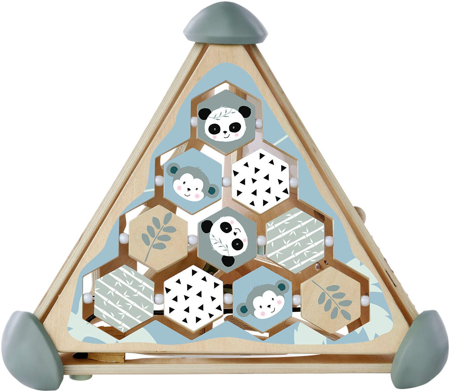 Eichhorn Steckspielzeug Spielcenter Pyramide, (16-tlg)
