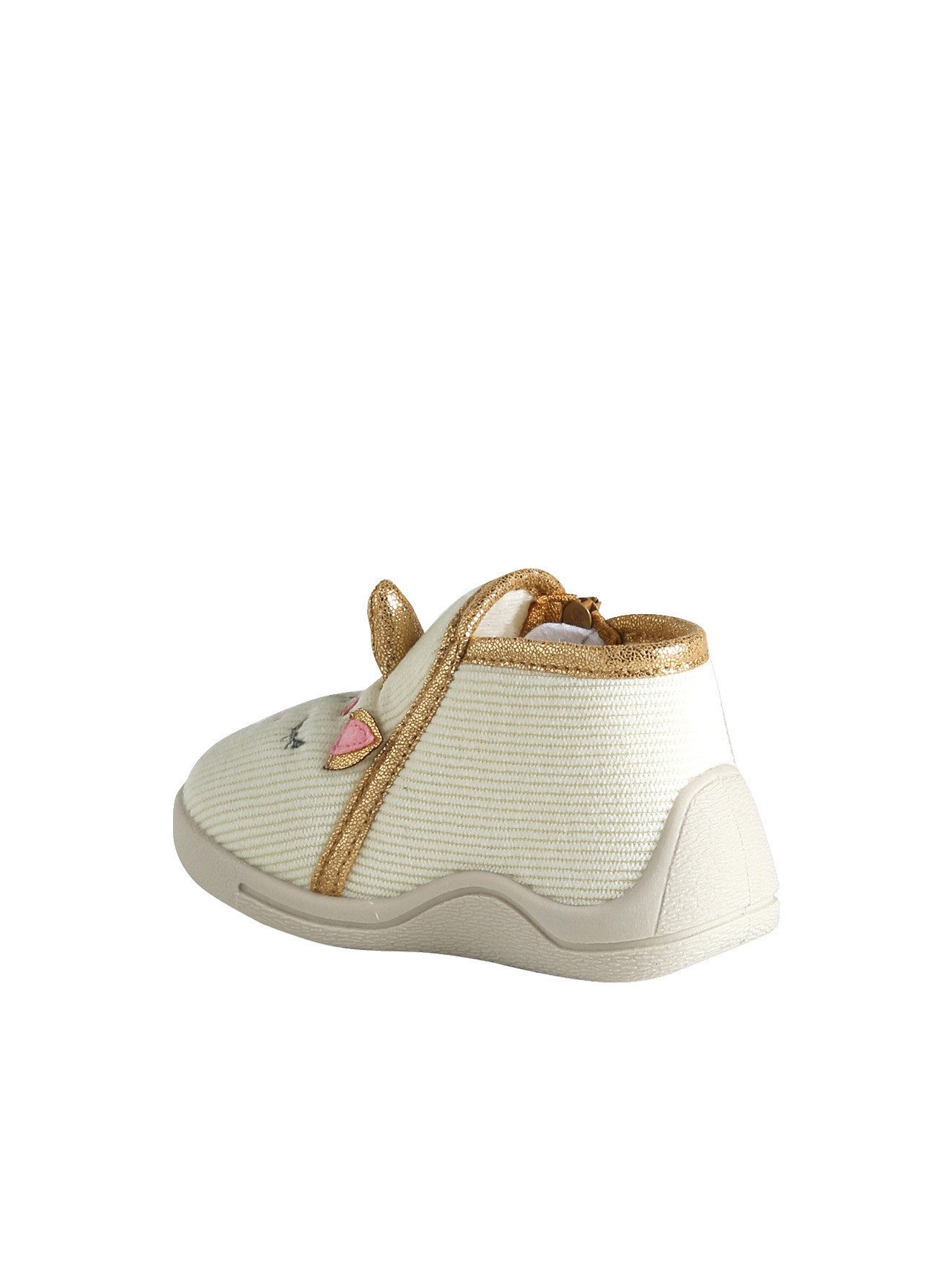 vertbaudet Baby Stoff-Hausschuhe Hausschuh Cord-Optik – Bild 3 von 5