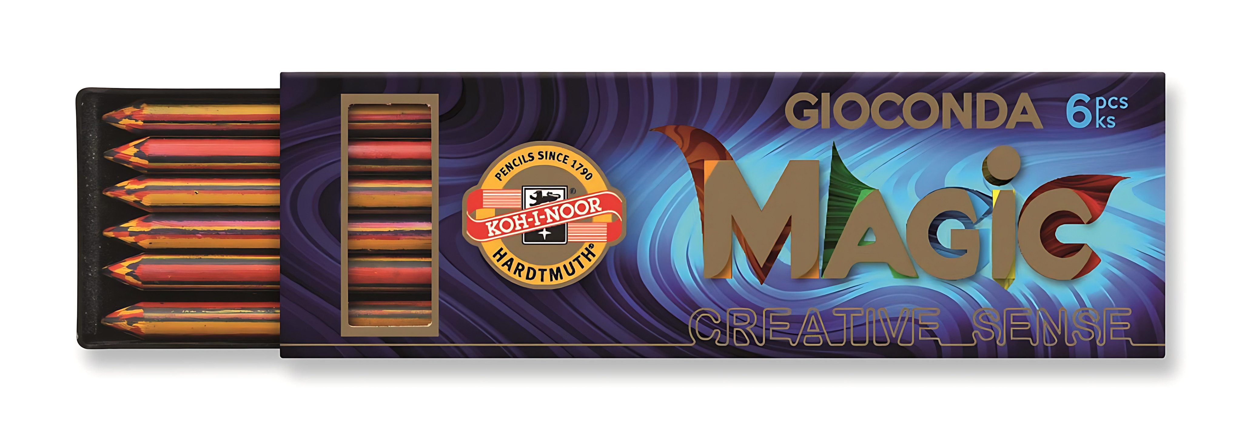 KOH-I-NOOR Buntstift KOH Farbminen 5,6 mm x120 mm Magic Mix6er