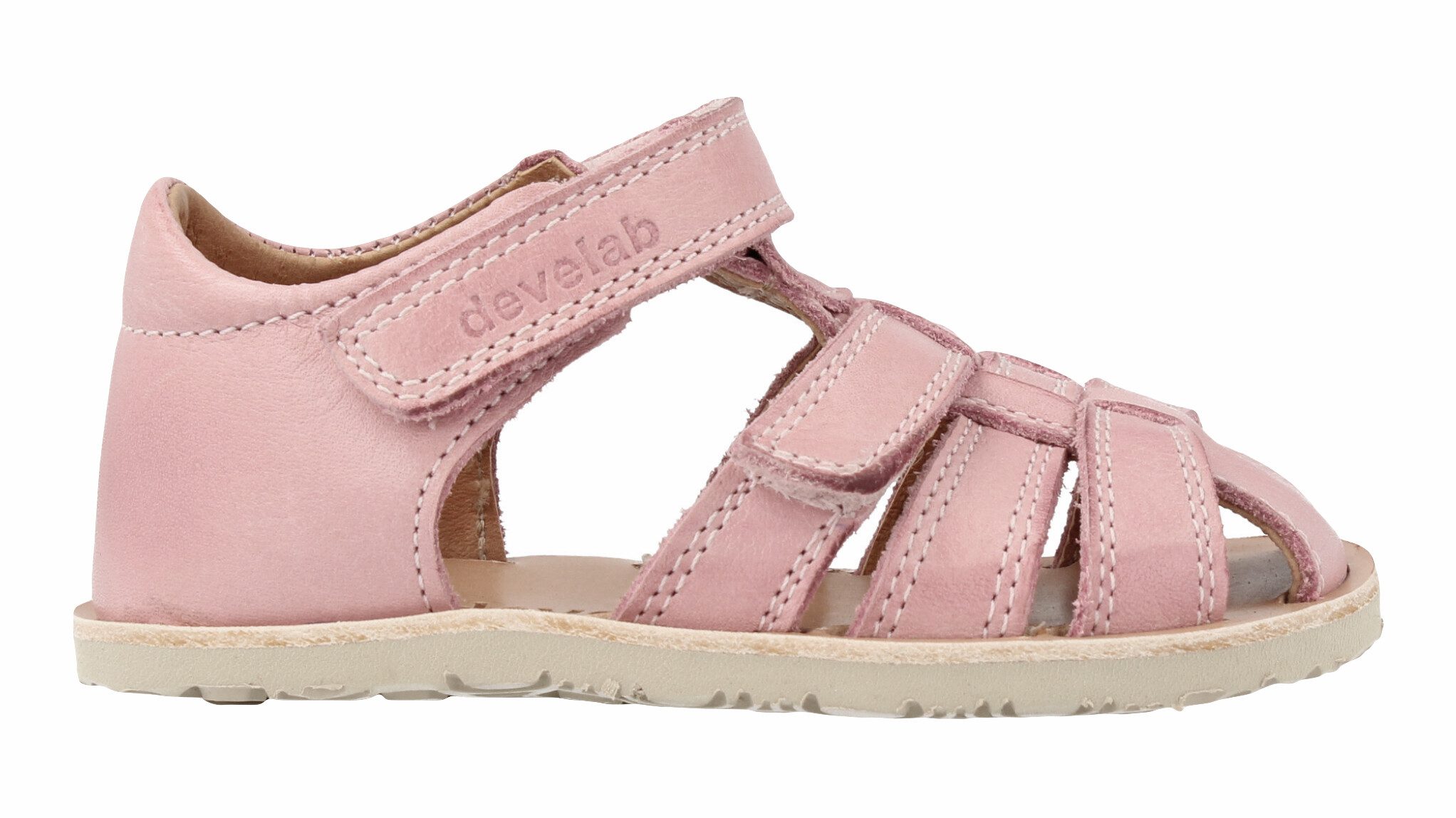 Develab Sandalen Lauflernschuh Barfußschuhe Barefoot 47060 Leder Sandalette