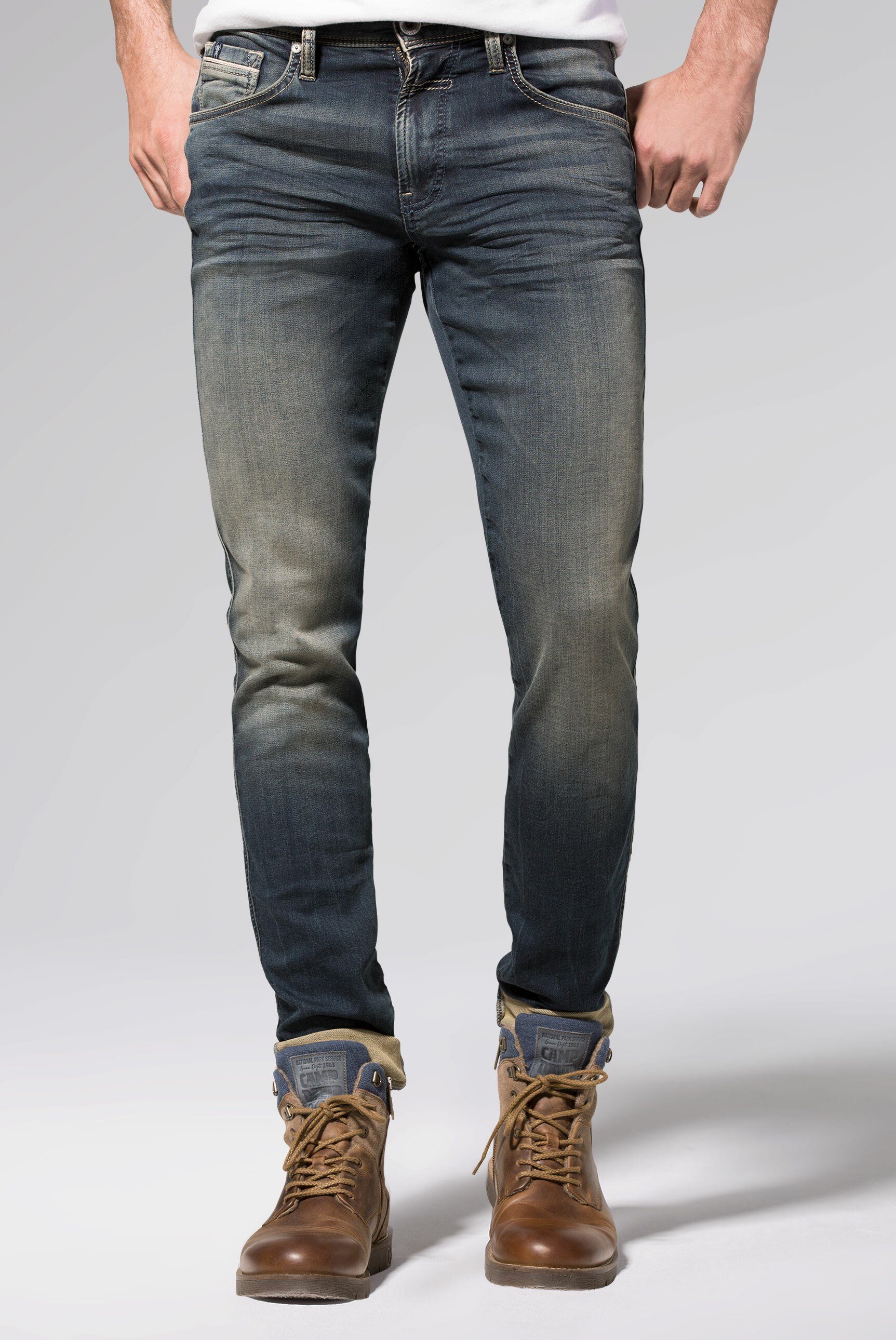 CAMP DAVID Regular-fit-Jeans »DA:VD« mit Ziernähten online kaufen | OTTO
