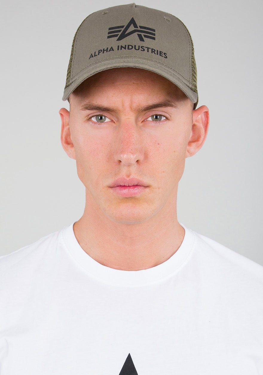 Alpha Industries Trucker Cap Basic dark Cap Trucker green