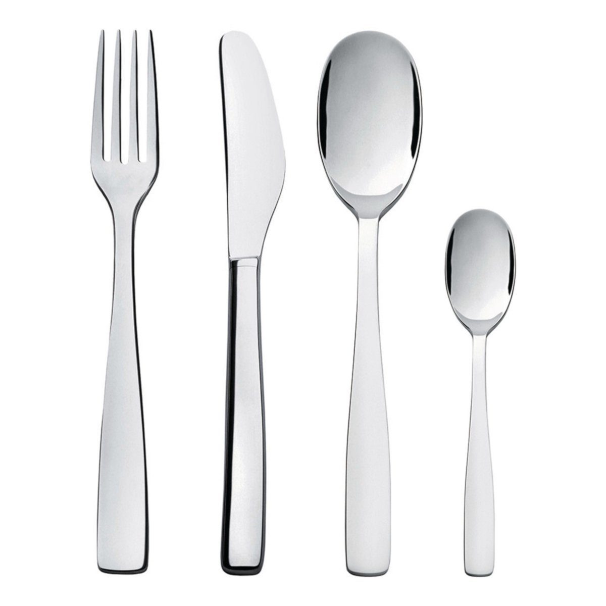 Alessi Besteck-Set Besteckset 24 tlg. KnifeForkSpoon, Edelstahl 18/10