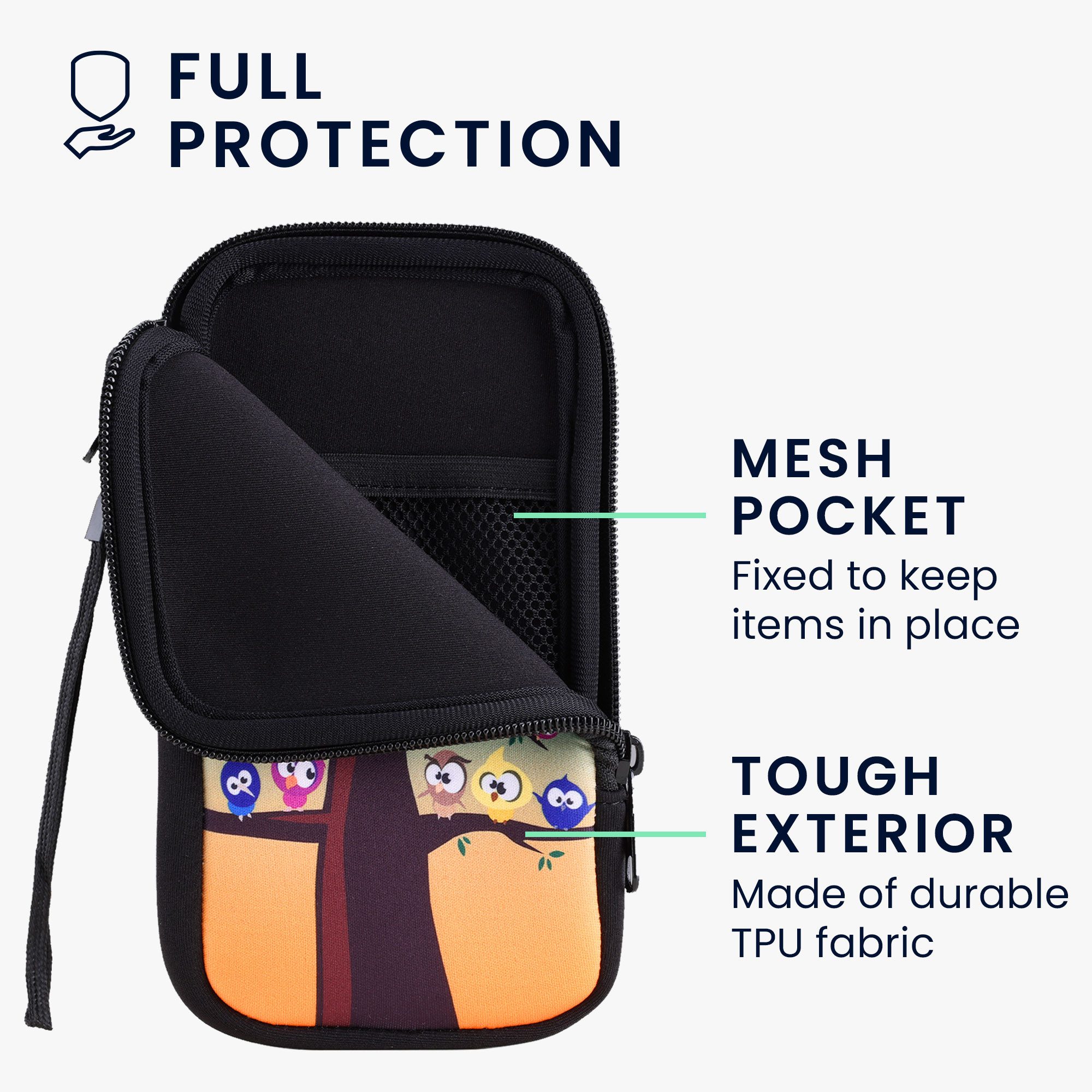 kwmobile Handytasche Handytasche für Smartphones XL - 6,7/6,8" (1-tlg), Neopren Handy Tasche Hülle Cover Case Schutzhülle
