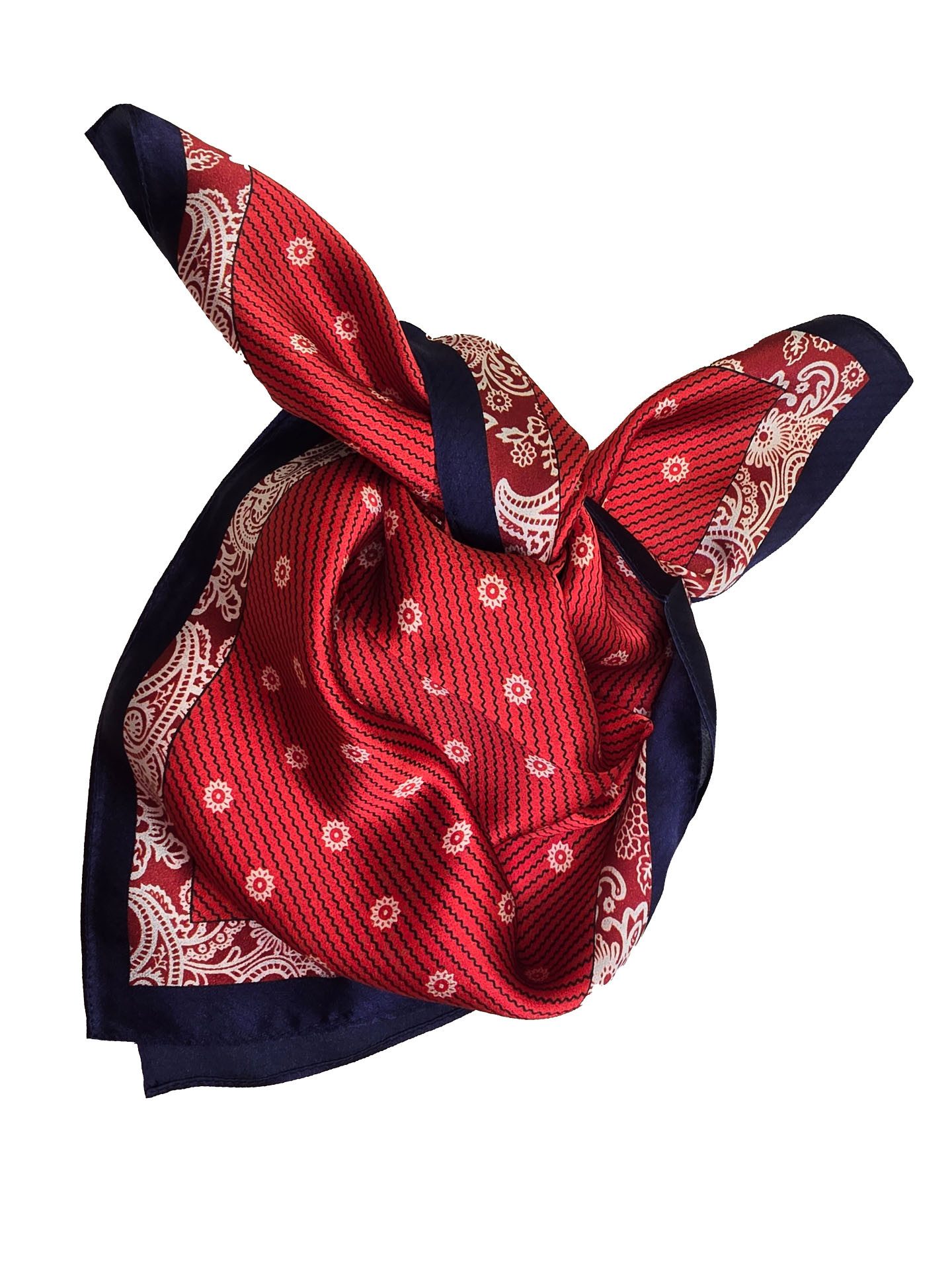 Moschen-Bayern Halstuch Halstuch 100% Seide Damen Herren Nickituch Seidentuch Seidenhalstuch