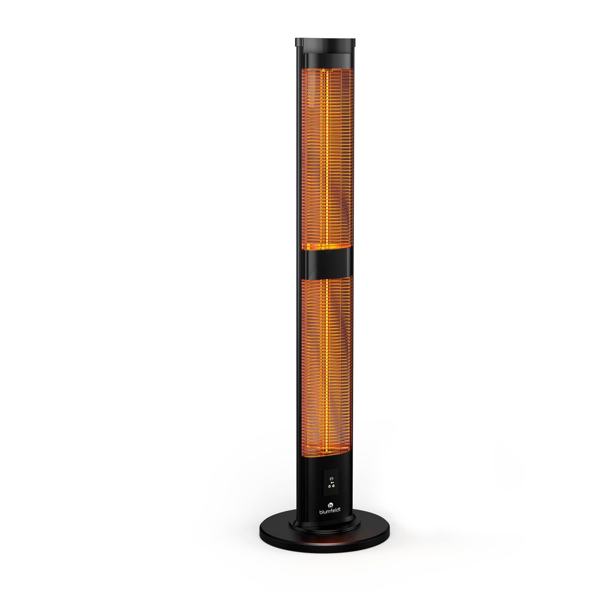 blumfeldt Обогреватель для террас BlazeTower 3000W, 3000 W, Heizung Elektrische Нагреватели Outdoor Terrasse LED Touch