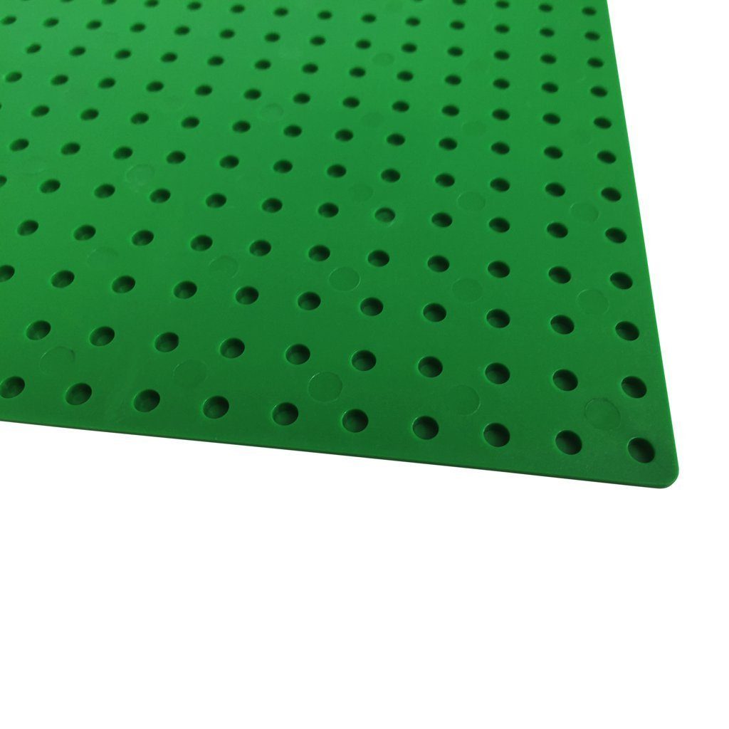 Katara 8er Grundbauplatten, 16x16 Noppen, 13 cm x 13 cm Konstruktionsspielsteine, (8er Set), Grün, 100% Kompatibel Sluban, Papimax, Q-Bricks, LEGO®
