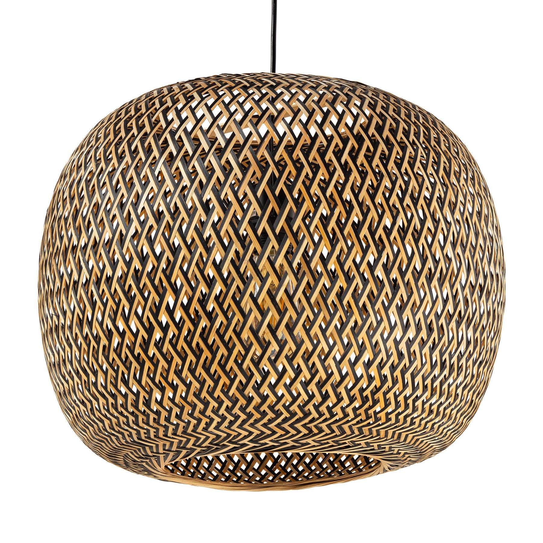 riess-ambiente Hängeleuchte ORGANIC LIVING 45cm natur · Pendellampe mit Sch günstig online kaufen