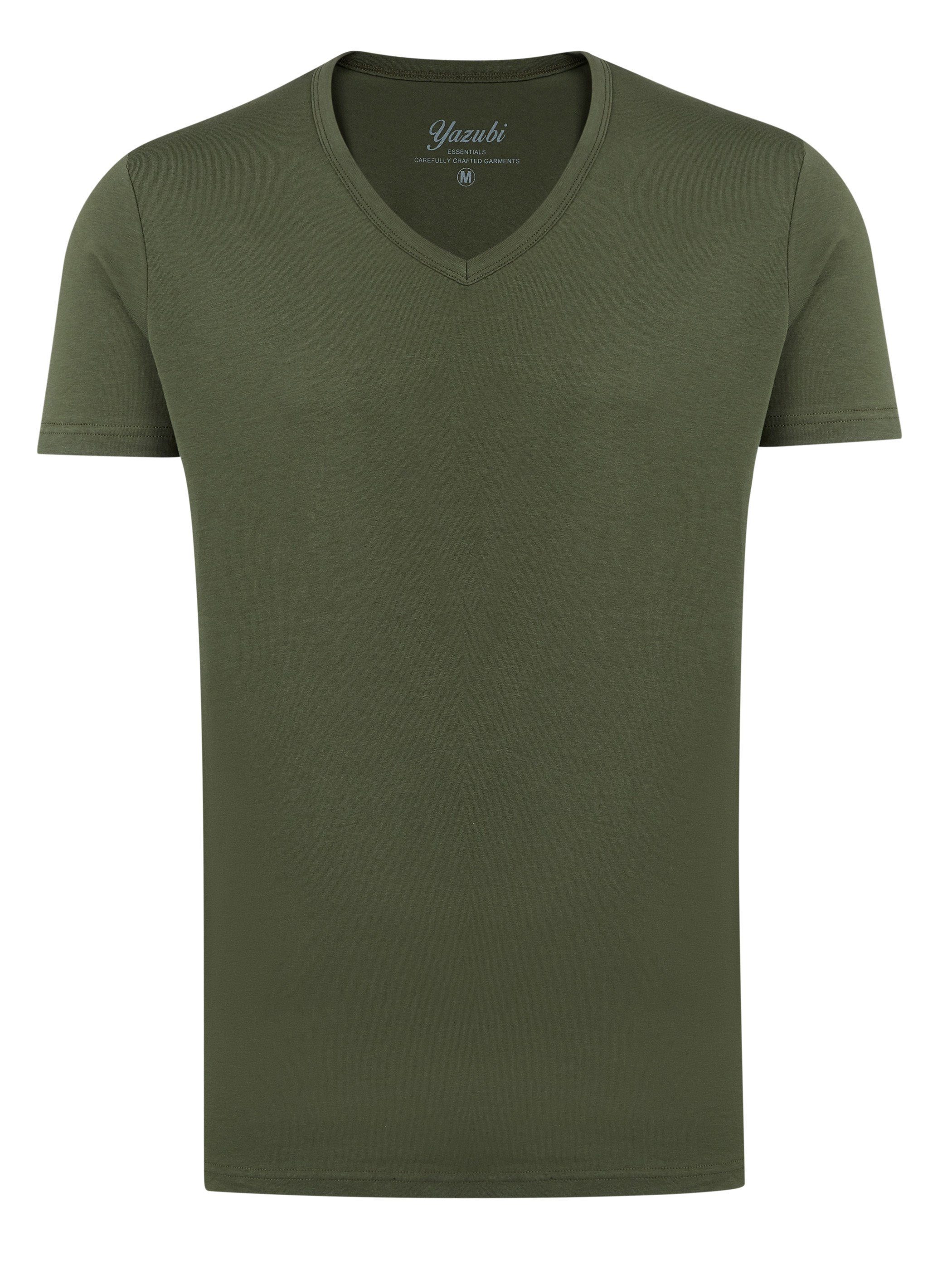 Yazubi T-Shirt modisches Shirt Mythic (Spar-Set, 5er-Pack) bequemes T-shirt mit V-Ausschnitt – Bild 4 von 5