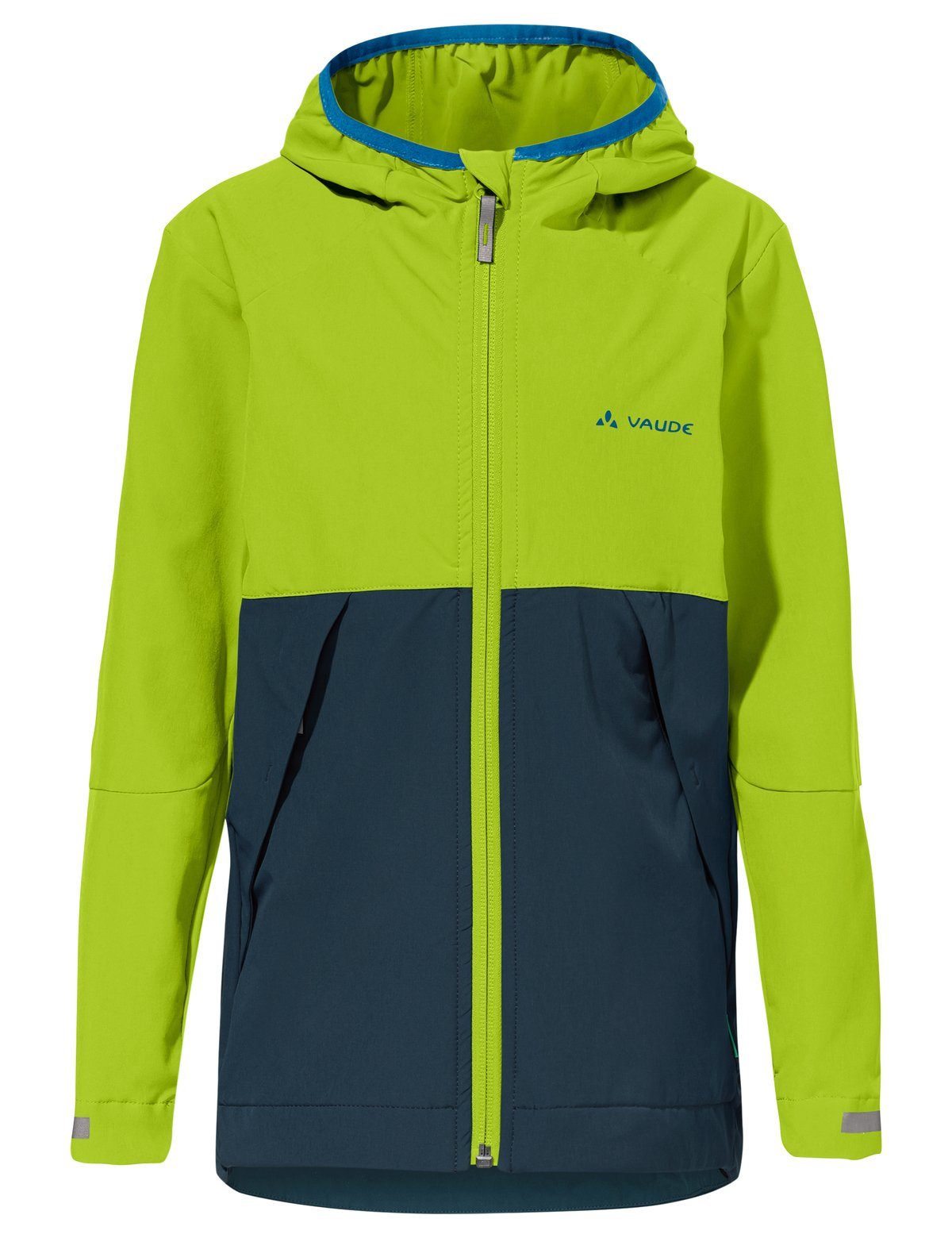 green Klimaneutral chute Outdoorjacke Moab VAUDE Stretch (1-St) Kids Jacket kompensiert