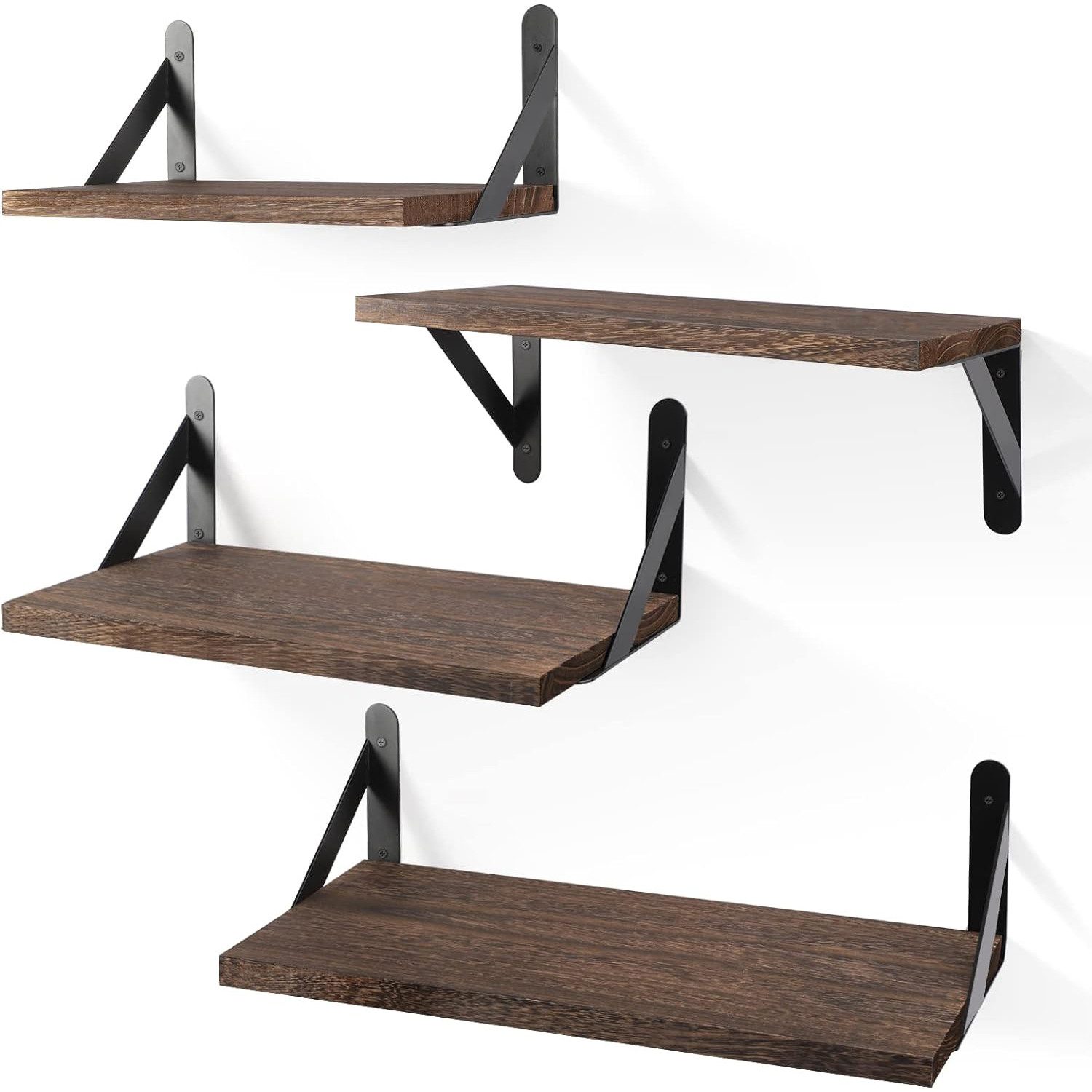 OKWISH Wandregal 4er Set Wandregale Holz günstig online kaufen