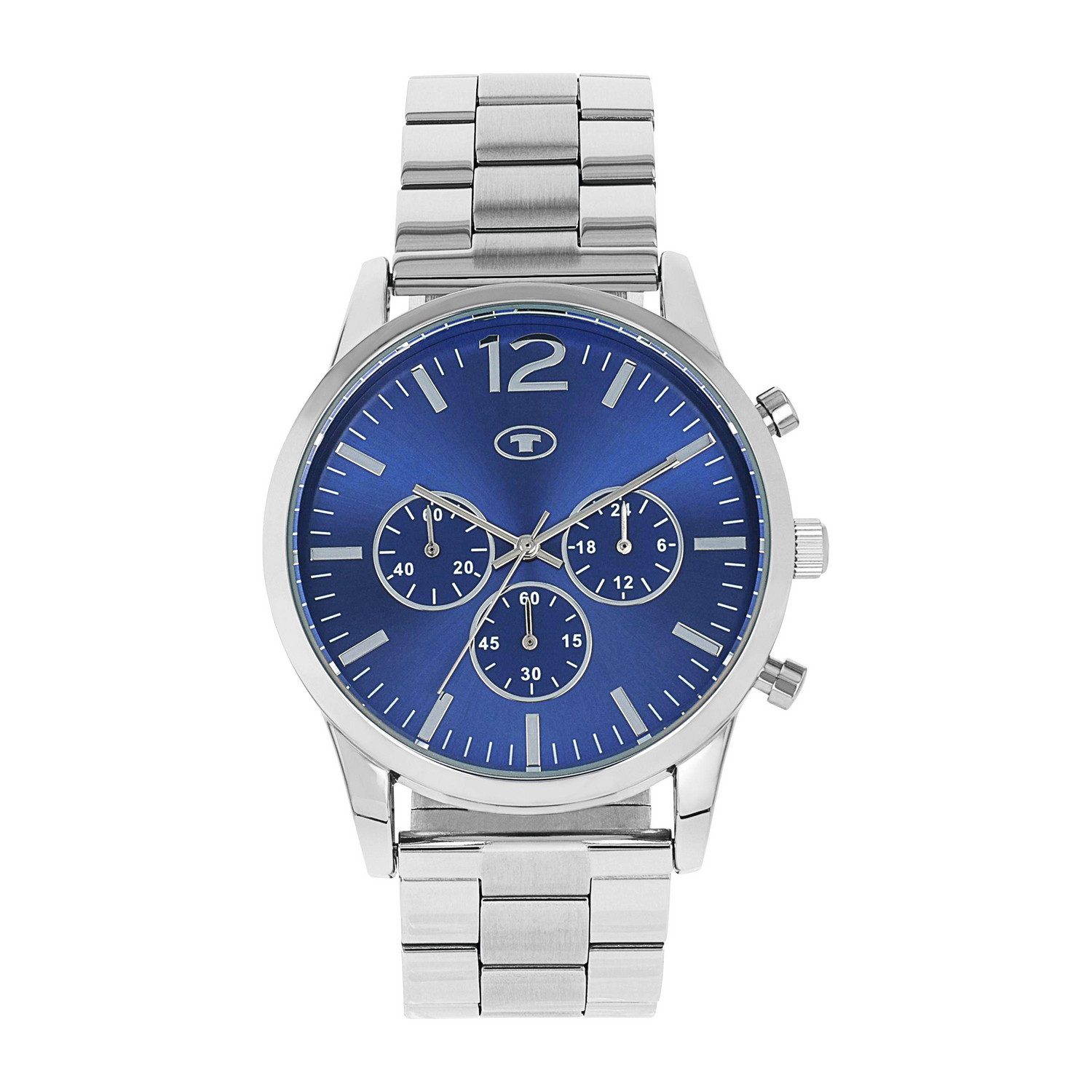 TOM TAILOR Chronograph 2100531, Quarzuhr, Armbanduhr, Herrenuhr, Edelstahlarmband, analog