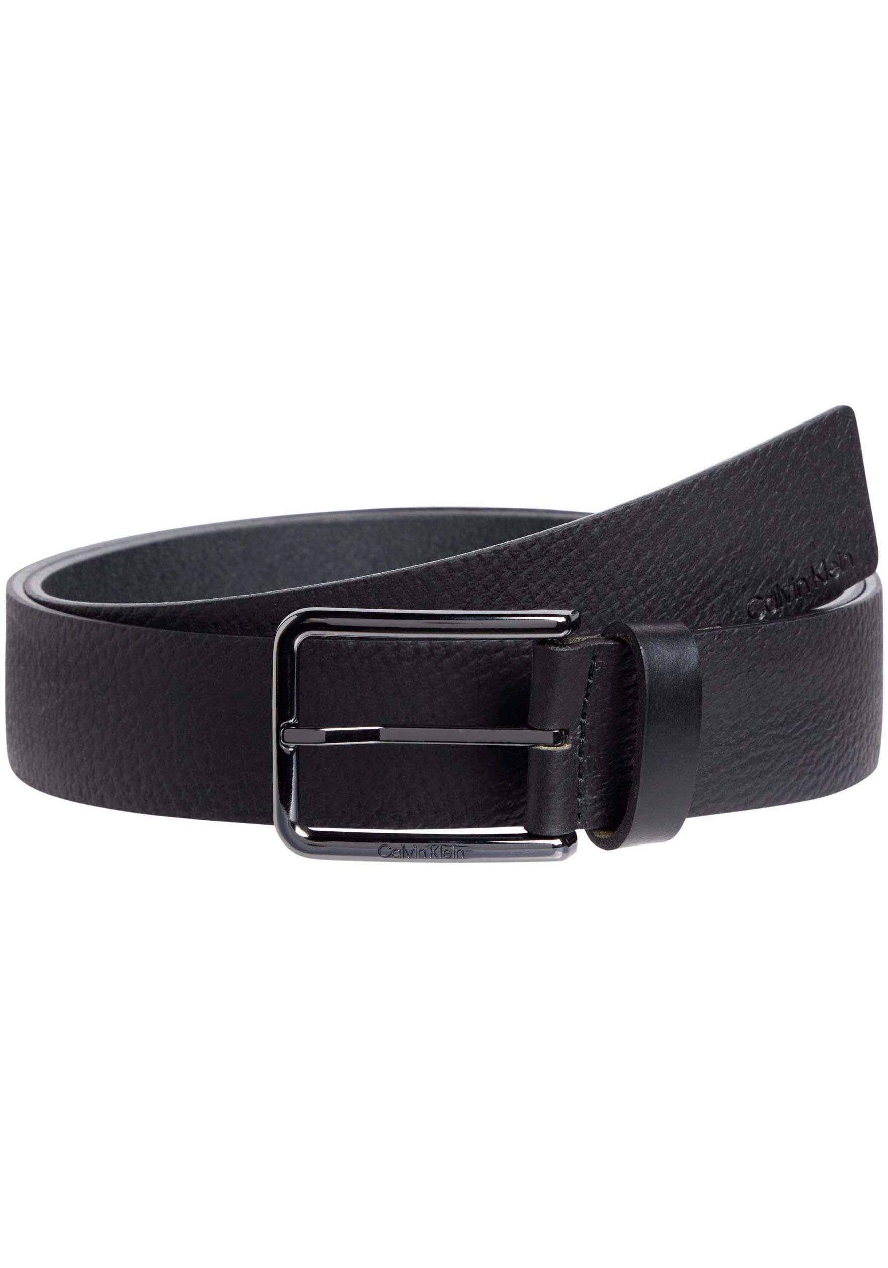 Calvin Klein Ledergürtel WARMTH PB 35MM Logodruck, Einfachdornschließe günstig online kaufen