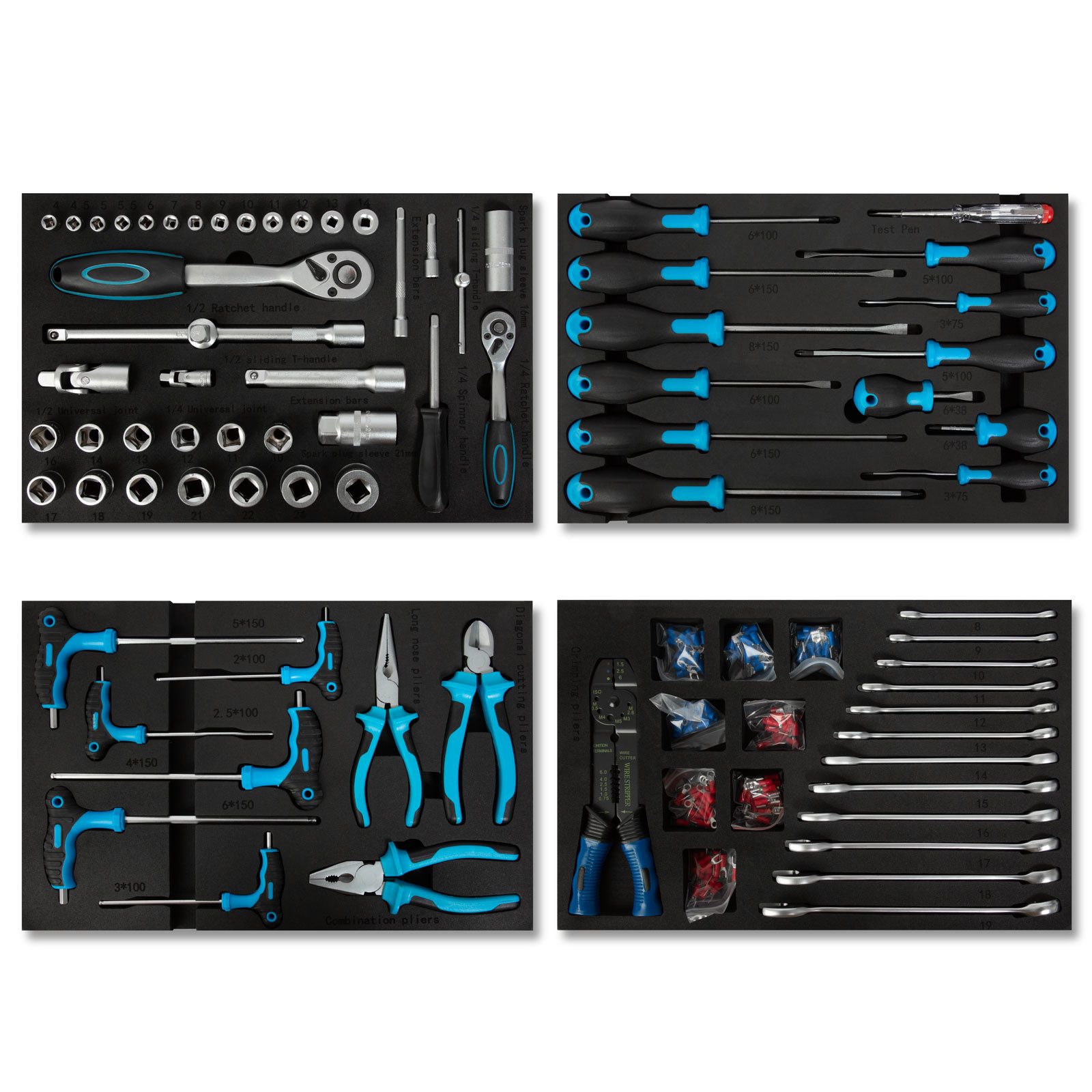 Werkzeugset Multitool Werkzeug Set 81 Teile Für Werkzeugwagen