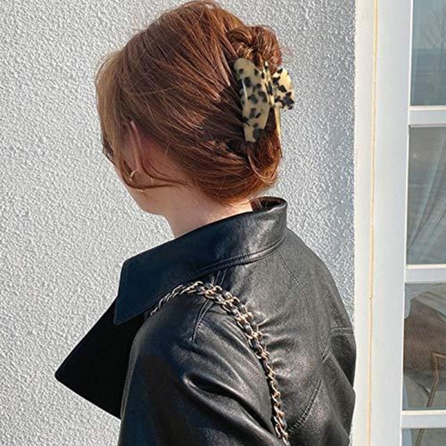 LuxusKollektion Haarklammer 2 Stück Große Haarklammer Acetat Haarspangen Haarkrallen Haargreifer