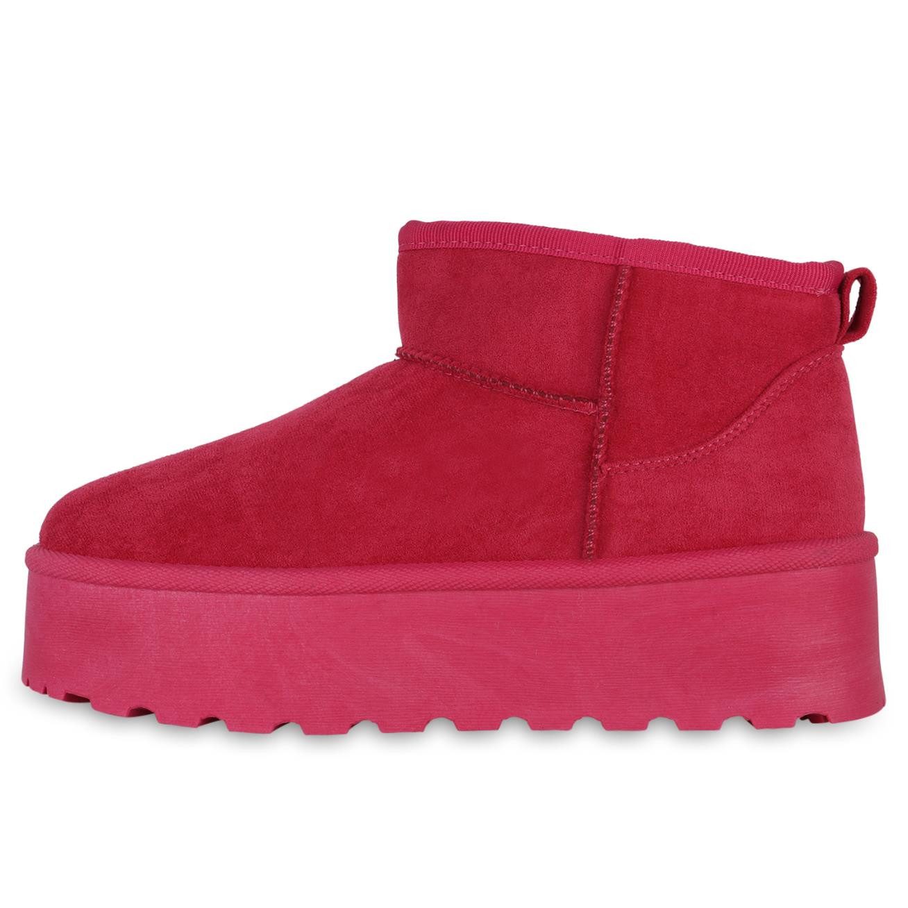 VAN HILL 841471 Winterstiefelette Damen Warm Gefüttert Winter Boots Stiefel günstig online kaufen