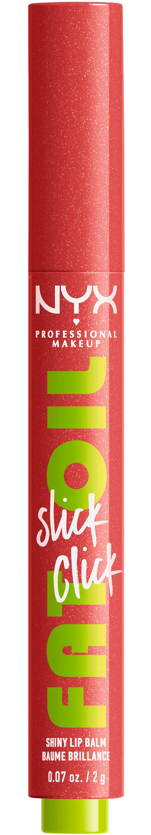 NYX PROFESSIONAL MAKEUP Lippenstift FAT OIL SLICK CLICK, leichter, aufbaubarer, pigmentierter Lip Balm