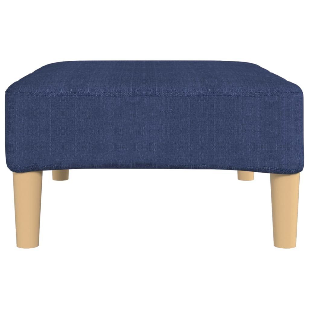 cm 78x56x32 Blau St) Stoff Fußhocker Polsterhocker vidaXL (1