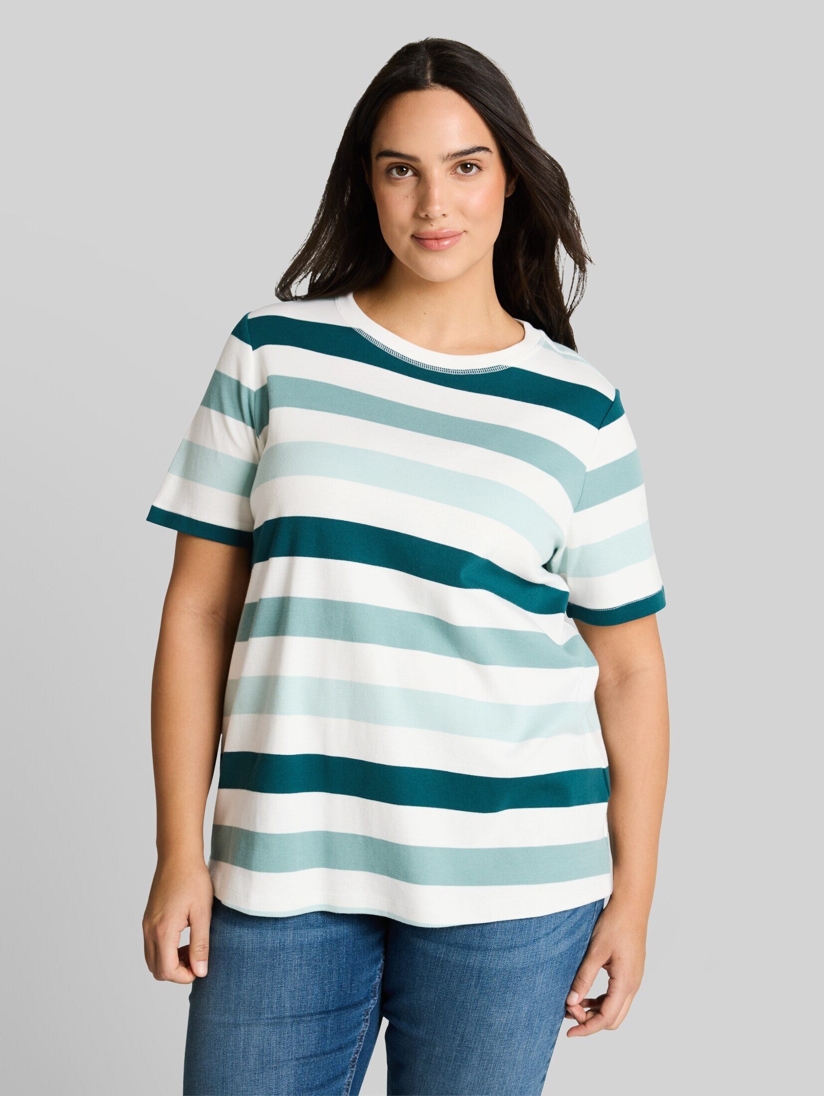 TOM TAILOR PLUS T-Shirt T-Shirt Plus Size - T-Shirt aus Baumwolle