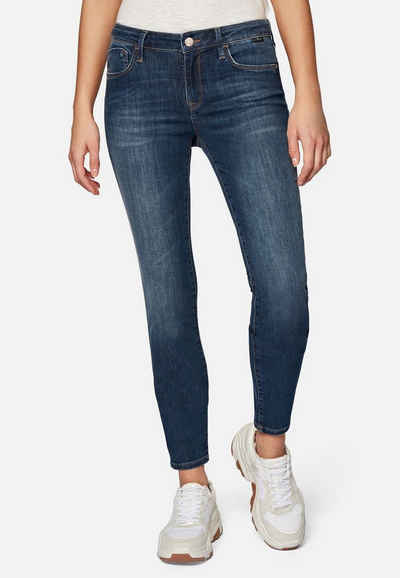 Mavi Skinny-fit-Jeans Skinny Fit Denim Jeans Normal Waist Stretch Hose ADRIANA (1-tlg) 4155 in Blau