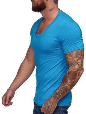 OneRedox T-Shirt BS500C (Shirt Polo Kurzarmshirt Tee, 1-tlg., im modischem Design) Fitness Freizeit Casual