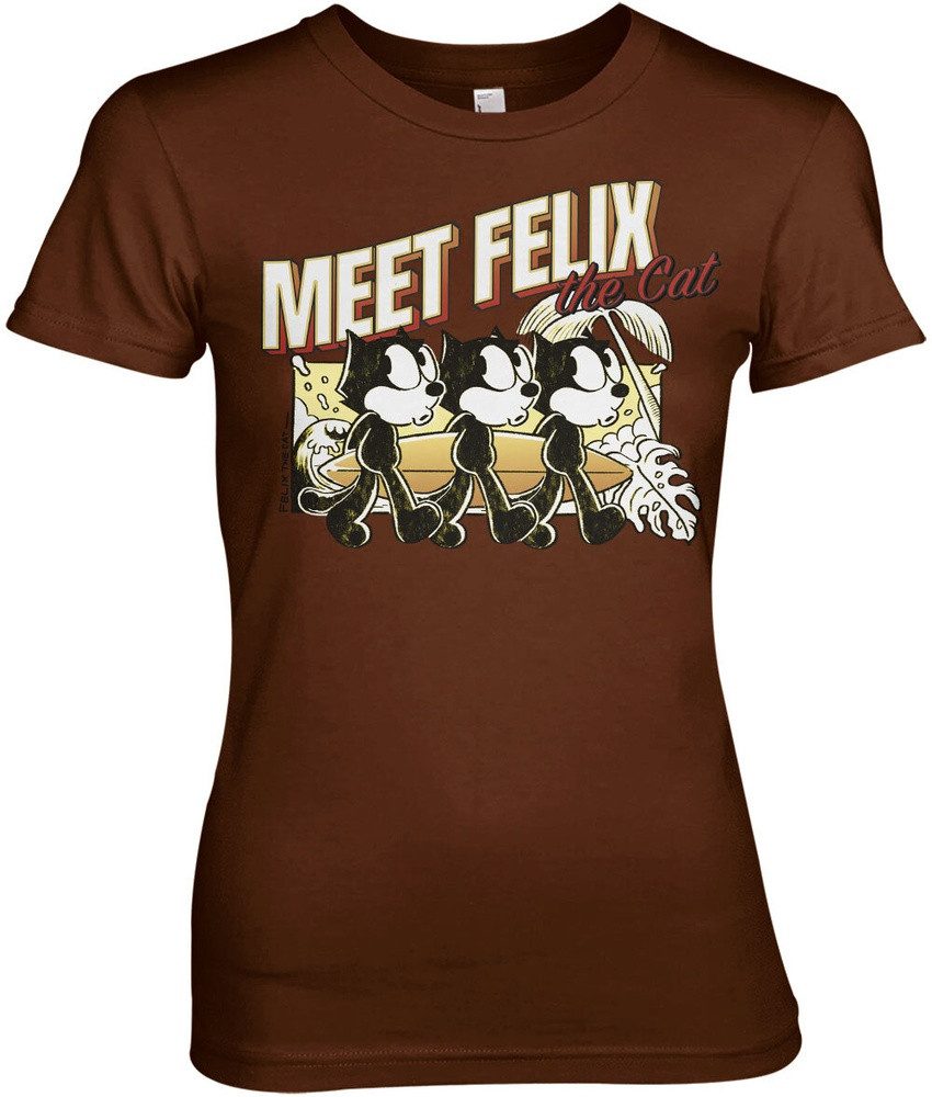 Felix the Cat T-Shirt Meet Girly Tee