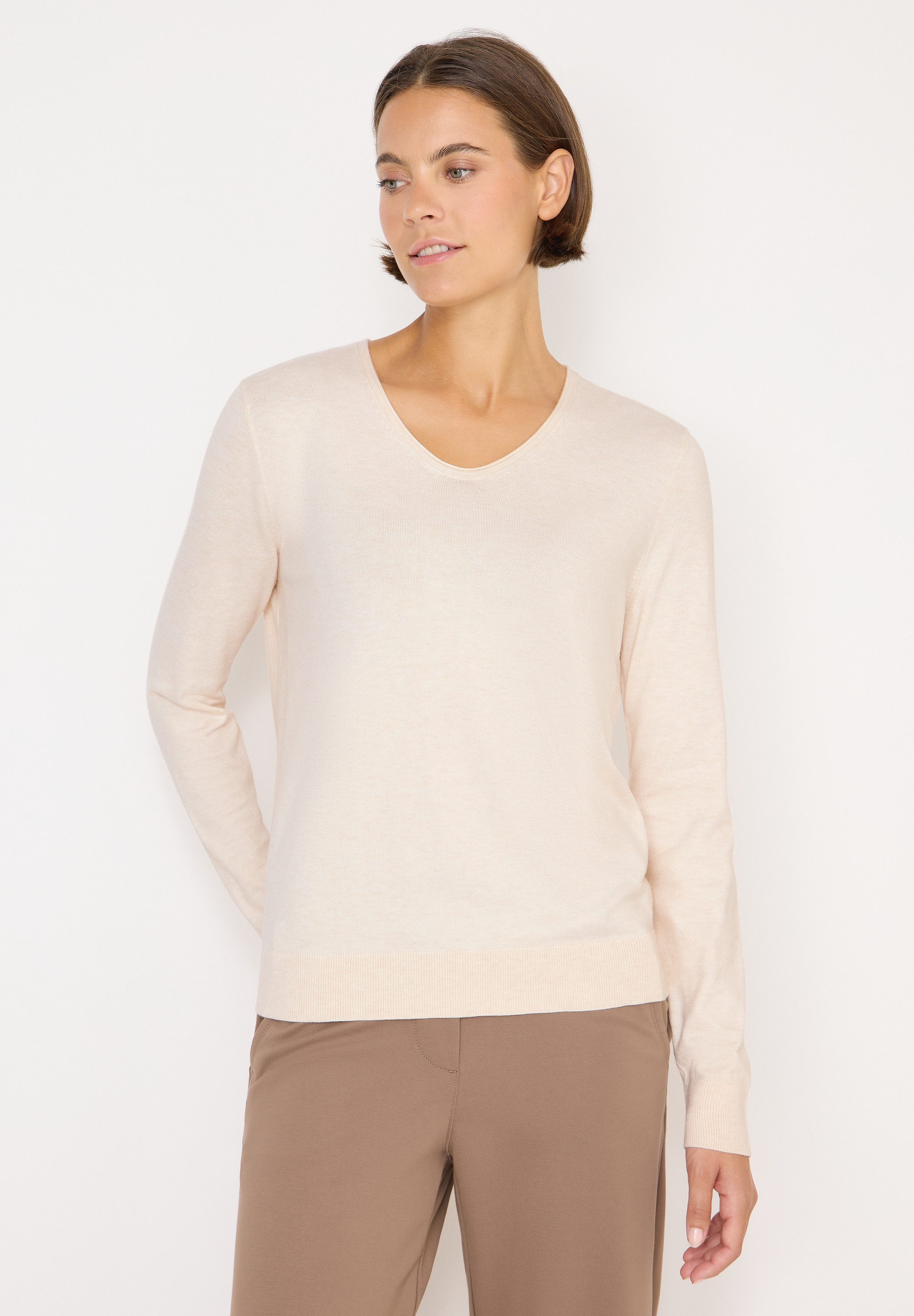 CECIL Strickpullover mit Materialmix günstig online kaufen