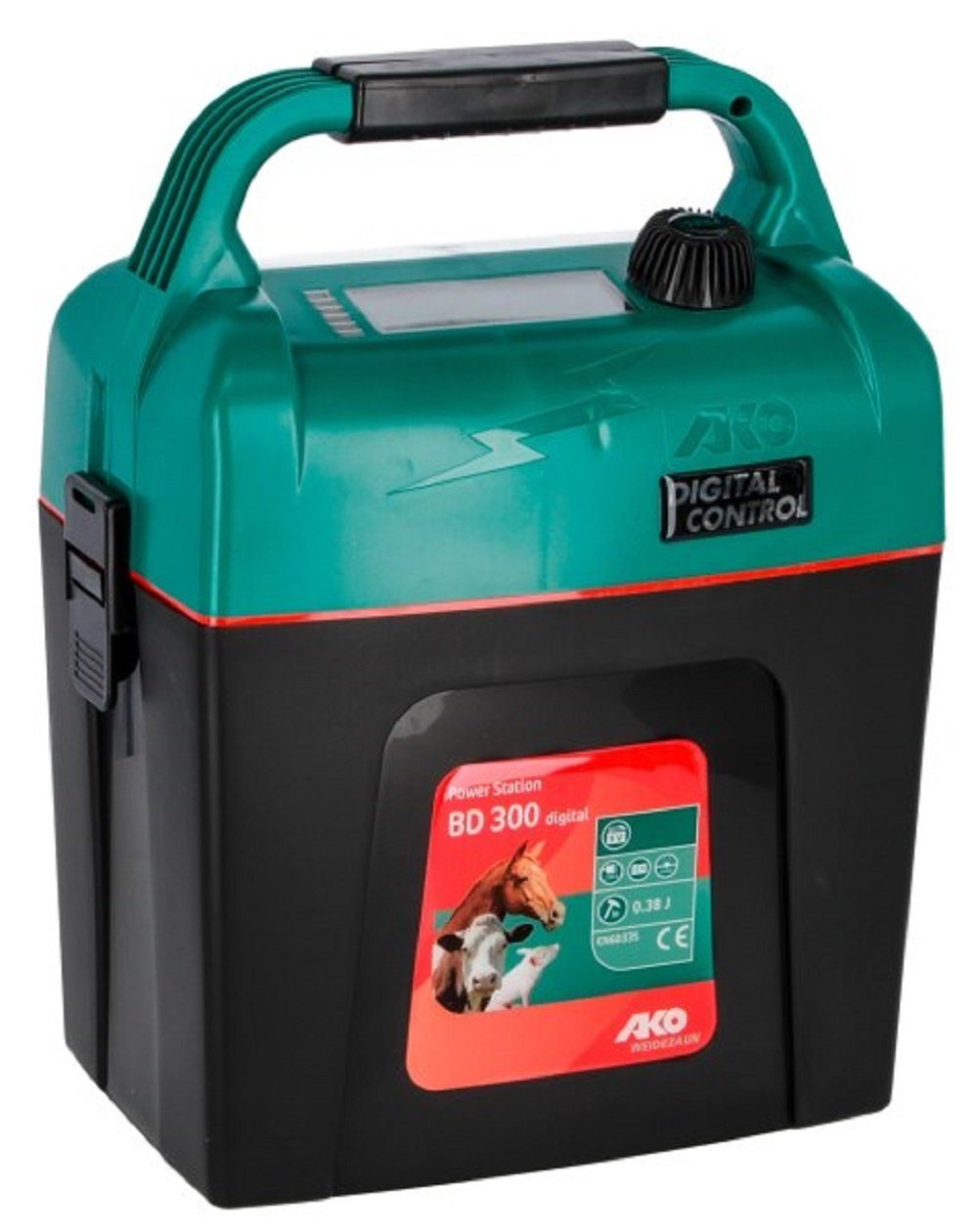 Kerbl Weidezaungerät AKO Weidezaungerät 9V Power Station BD 300 digital 372033