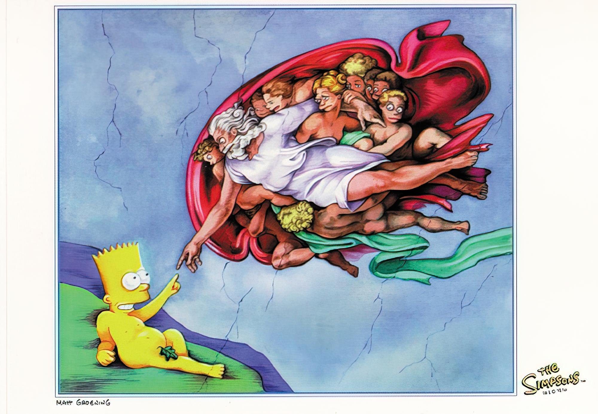 Close Up Poster The Simpsons Poster 97,9 x 68,1 cm