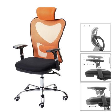 MCW Schreibtischstuhl MCW-F13, Armlehnen verstellbar, Sliding Funktion Sitzfläche, Netzbespannung