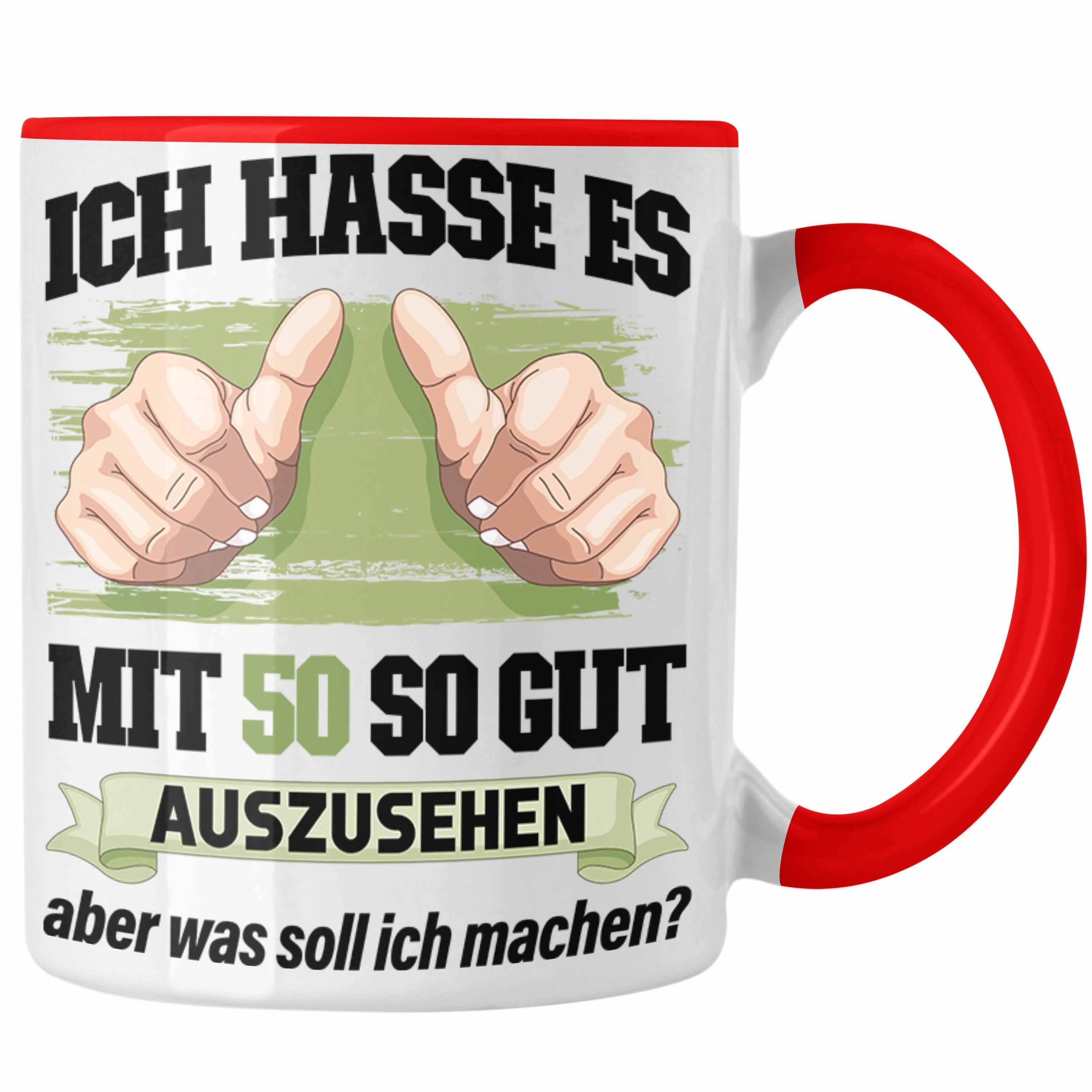 Trendation Tasse Trendation - 50. Geburtstag Tasse Frau Männer Geschenk 50er Geschenki