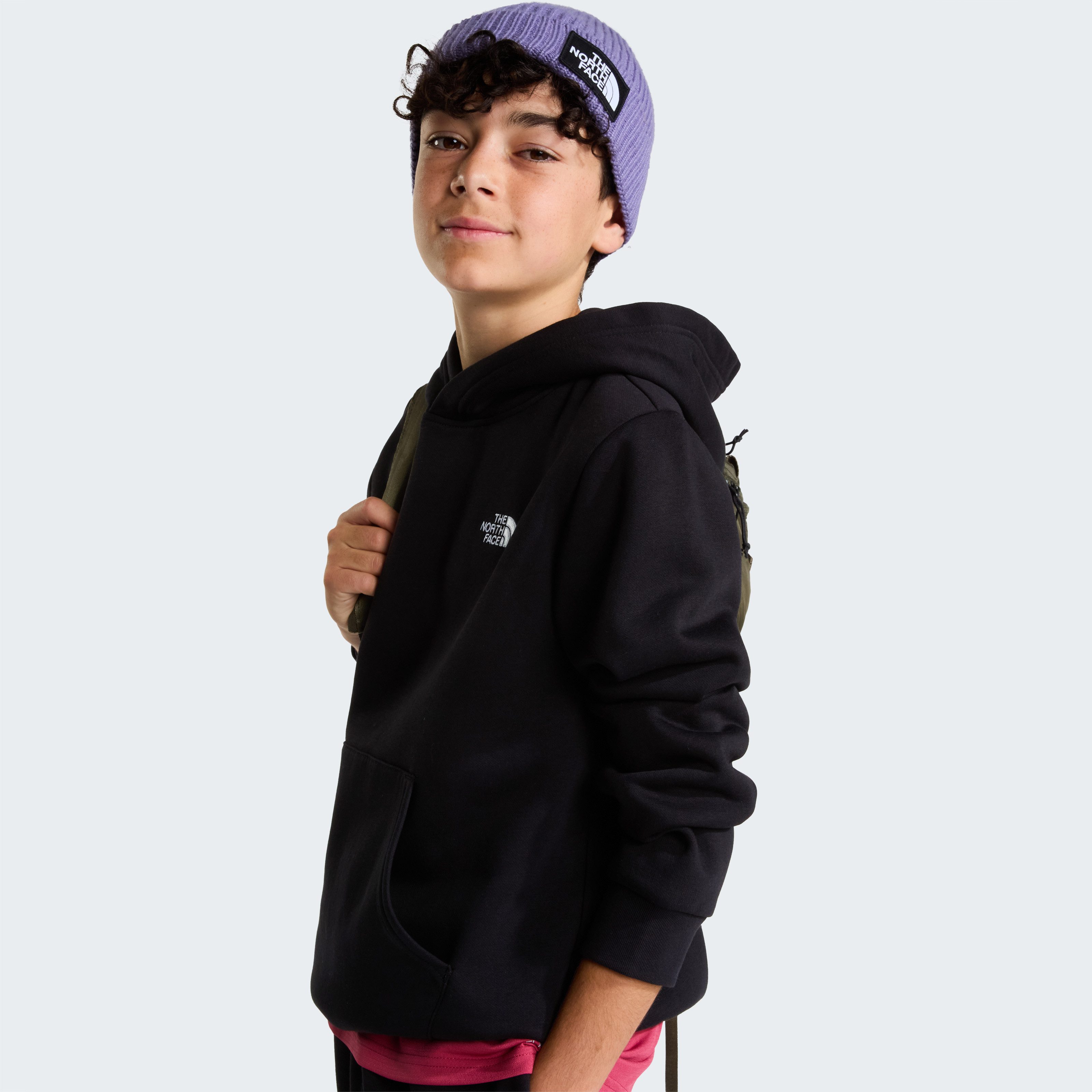 The North Face Kapuzensweatshirt TEEN EVOLUTION SIMPLE DOME PULLOVER HOOD für Jugendliche, mit Kapuze, Langarm, normale Länge – Bild 2 von 5