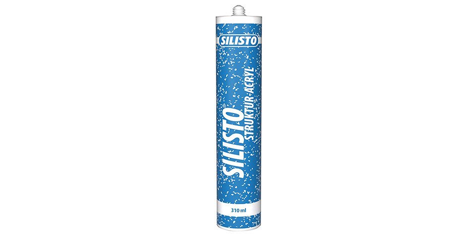 Maleracryl SILISTO Acryl Dichtmasse für Innen-und Außenbereich 310ml Grau & weiß
