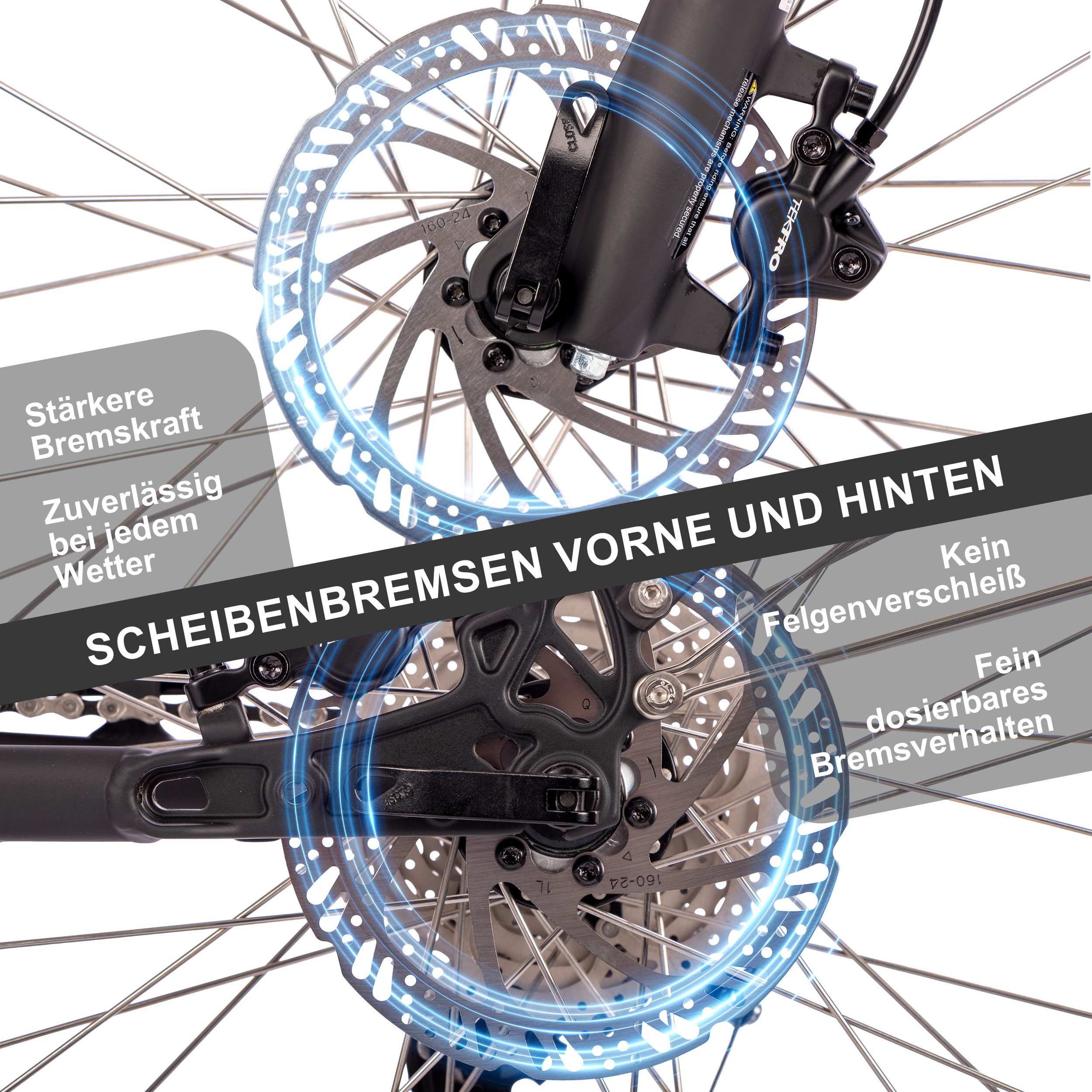 SAXXX E-Bike Trekkingrad 28 Zoll, 90 Nm Mittelmotor, bis zu 110 km Reichweite, 10 Gang SHIMANO Deore Schaltwerk, Mittelmotor, 522 Wh, (mit abnehmbarem Akku, zu  – Bild 5 von 5