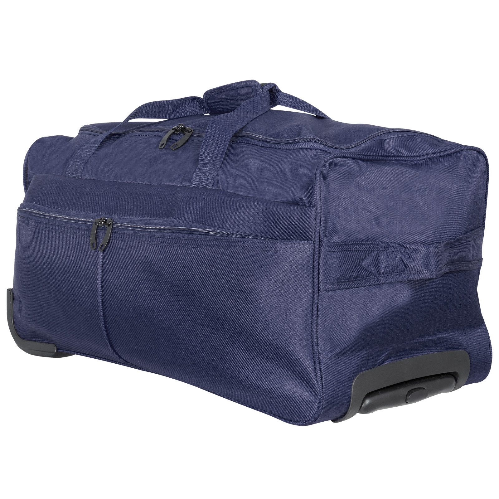 Trendyshop365 Reisetasche Brooklyn (Trolley, 1-tlg., 65x35x30cm, 70 Liter, leichte XL Tasche für Damen und Herren), mit Trolleygriff und 2 Rollen