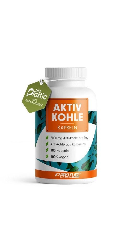 ProFuel Aktivkohle 180 Kapseln Kapseln, 100 g, Kapseln