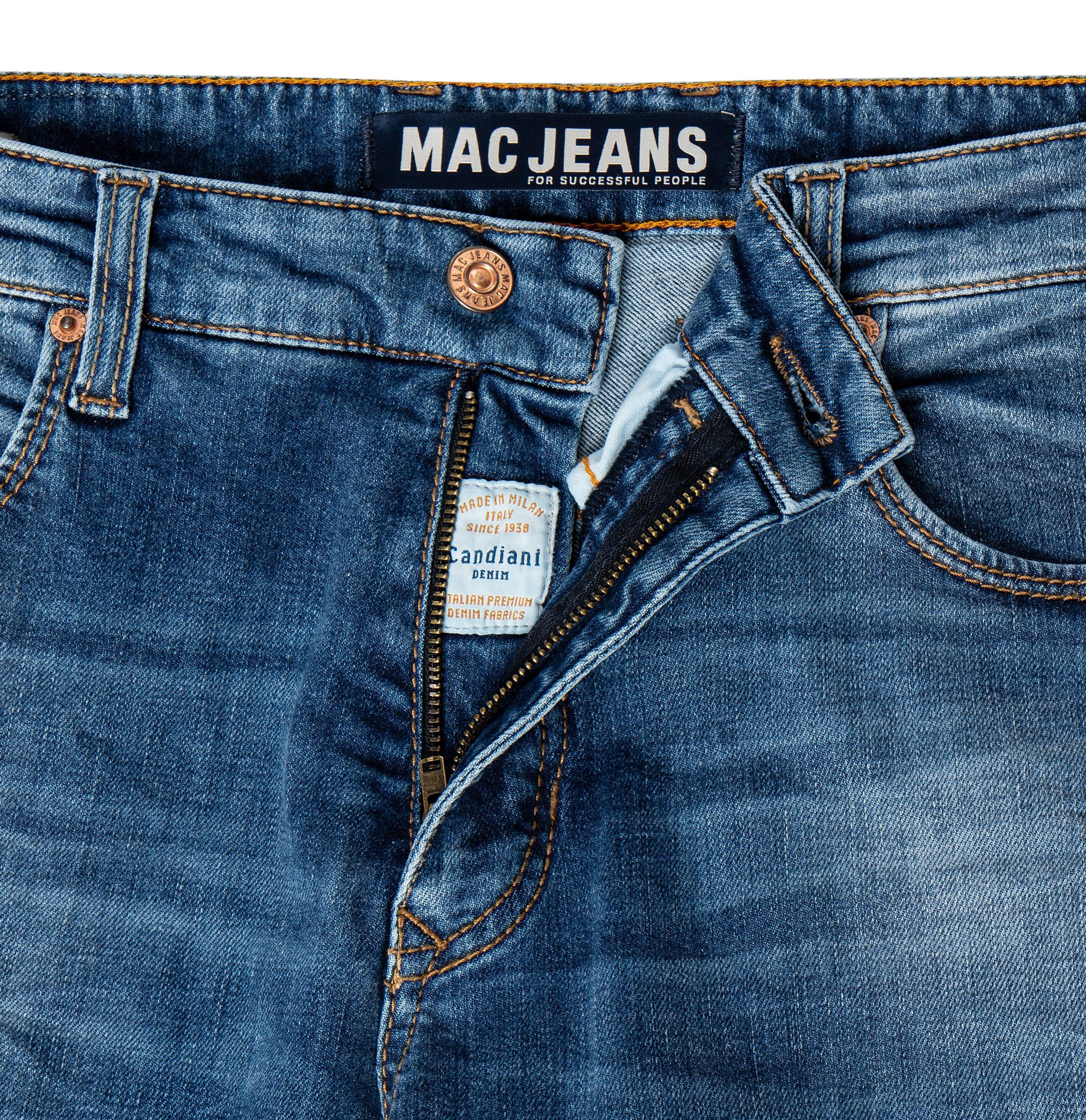 MAC 5-Pocket-Jeans Greg Tapered Fit Stretch Denim