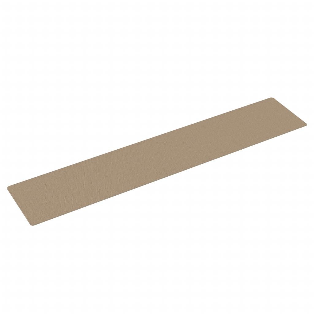 vidaXL Teppich Teppichläufer Sisal-Optik Sandfarben 80x400 cm, Rechteckig, Höhe: 0.5 mm