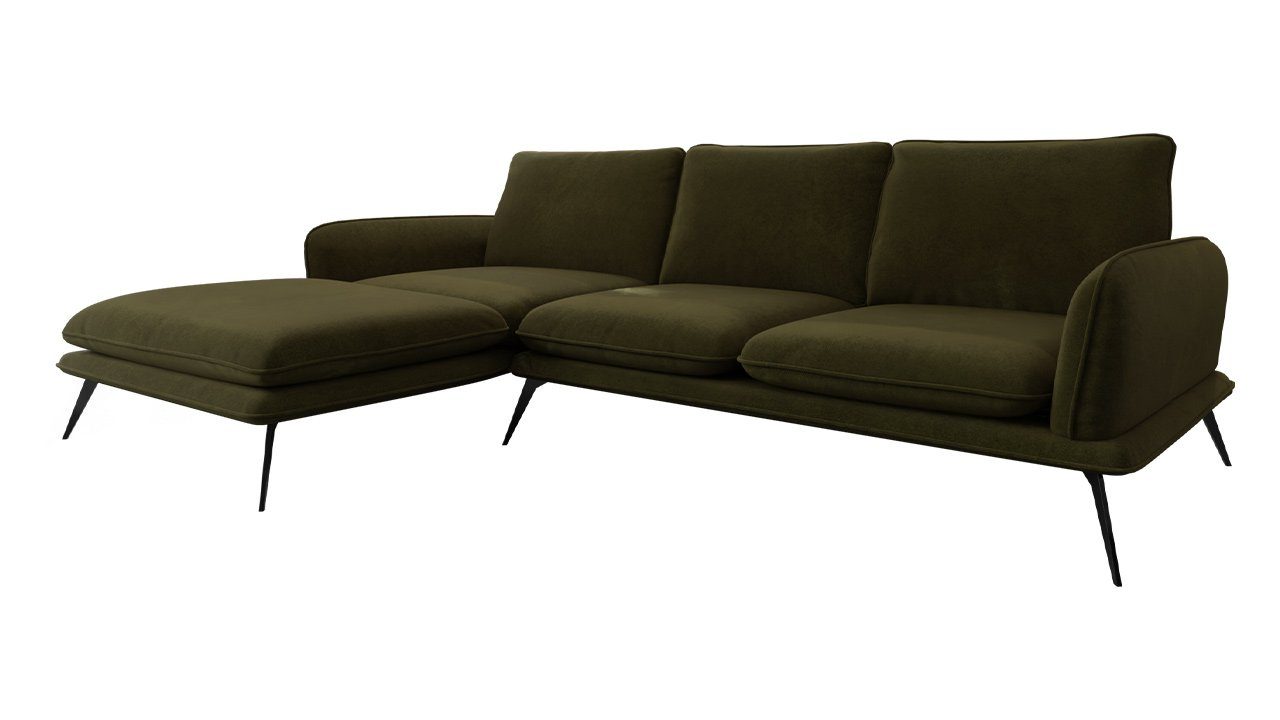 Couchgarnitur L-Form Polsterecke Zetta MIRJAN24 Portimao Ecksofa 297 Loft Sofa, LC, Farbauswahl