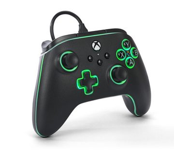 PowerA Kabelgebundener Advantage-Controller Controller (für Xbox Series X, S mit Lumectra - Schwarz)