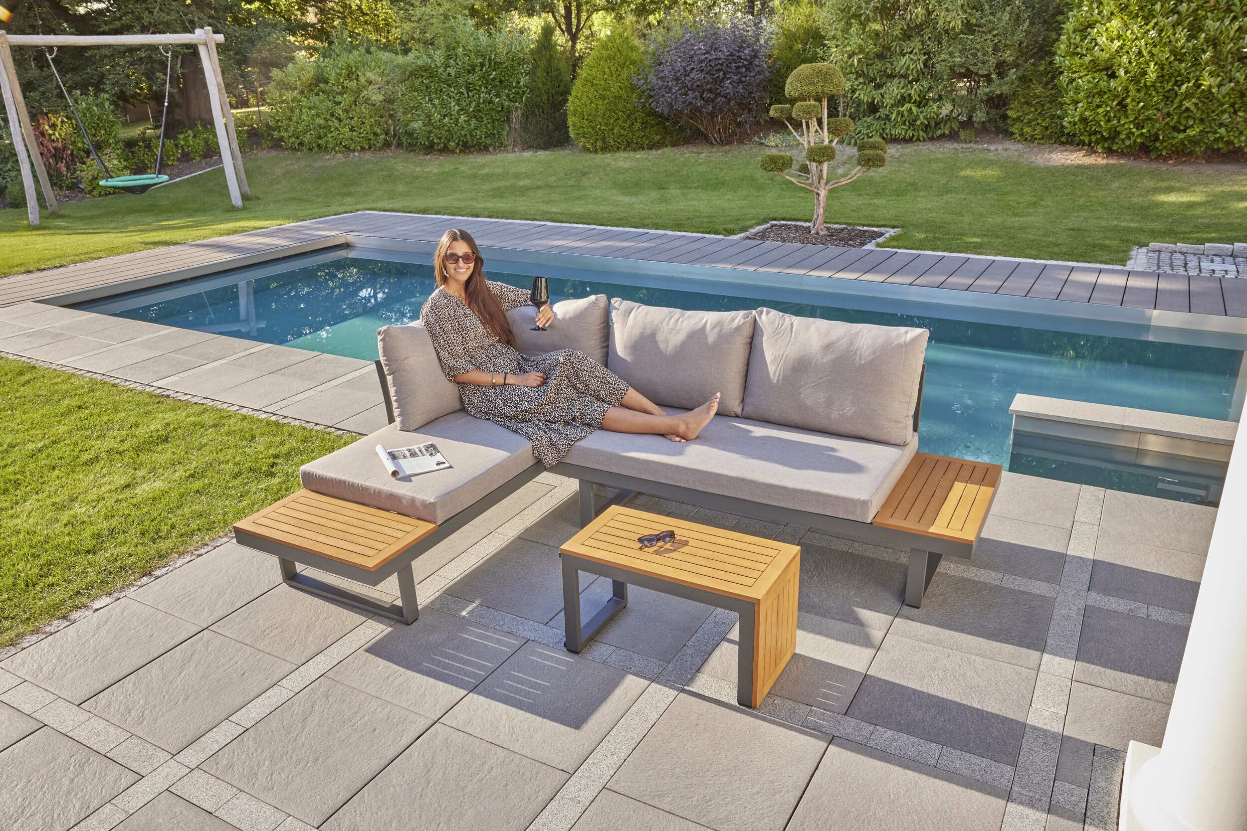 LC Garden Gartenlounge-Set »Sungardo« Gartenlounge Set günstig online kaufen