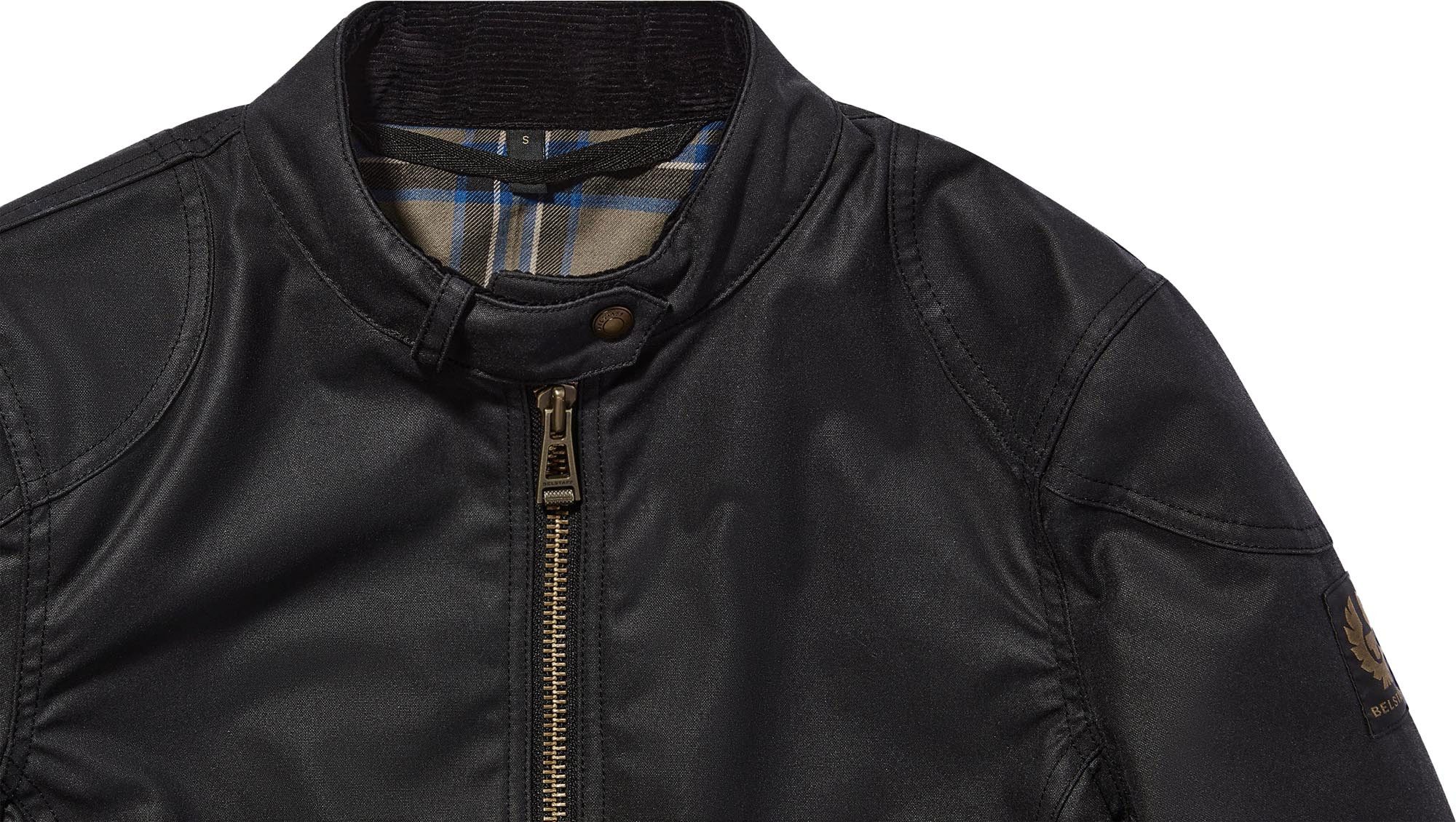 Belstaff Motorradjacke Bamburgh Damen Motorrad Wachsjacke Ellenbogenprotektoren enthalten,Schulterprotektoren enthalten,was