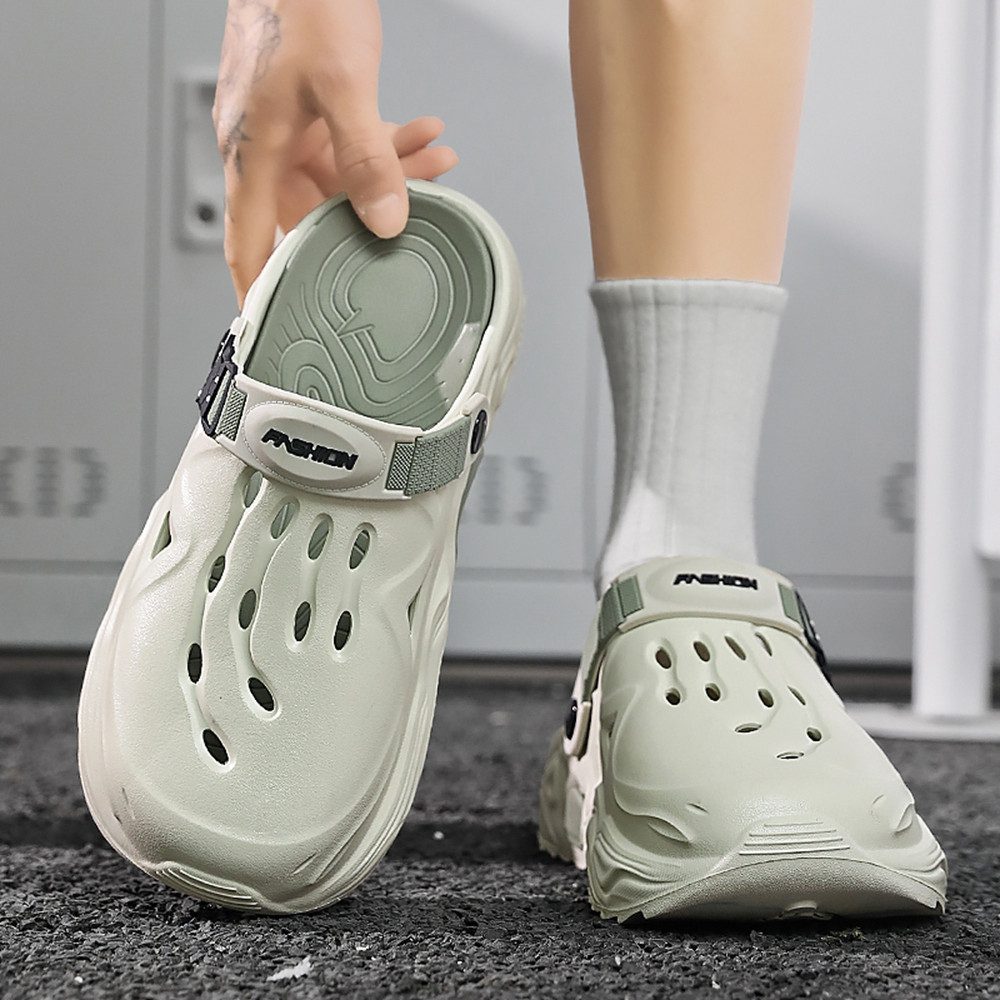 HUSK'SWARE Bequeme Gartenschuhe mit Schnalle Clog (Verstellbarer Fersenriemen mit Schnalle, Vielseitig einsetzbar) Stylisches und sportliches Design Stoßdämpfende Laufsohle