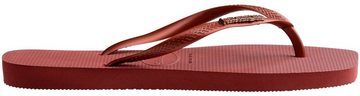 Havaianas SQUARE LOGO METALLIC Zehentrenner, Sommerschuh, Schlappen, Poolsildes mit Metallic-Riemchen