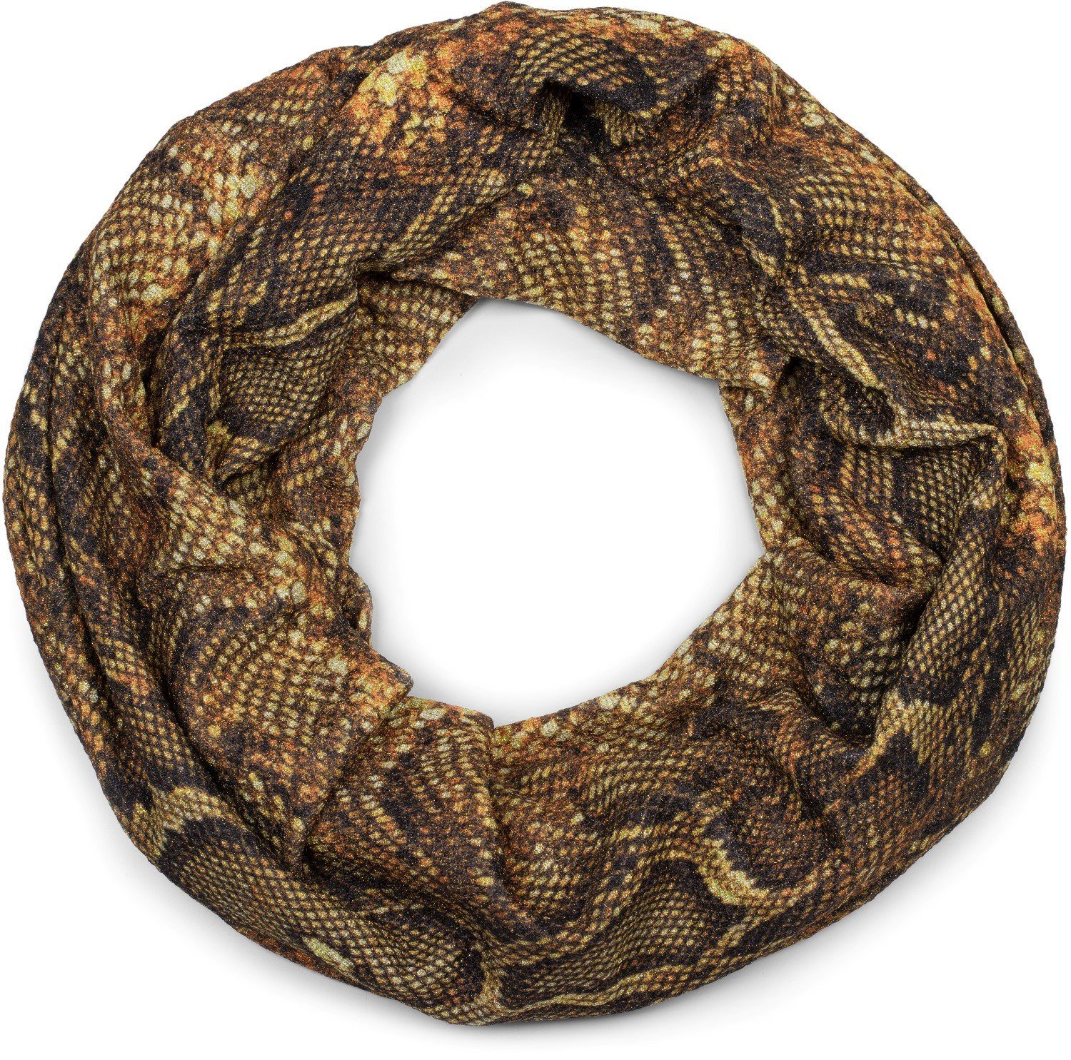 styleBREAKER Loop Loop Schal Glitzer Schlangen günstig online kaufen