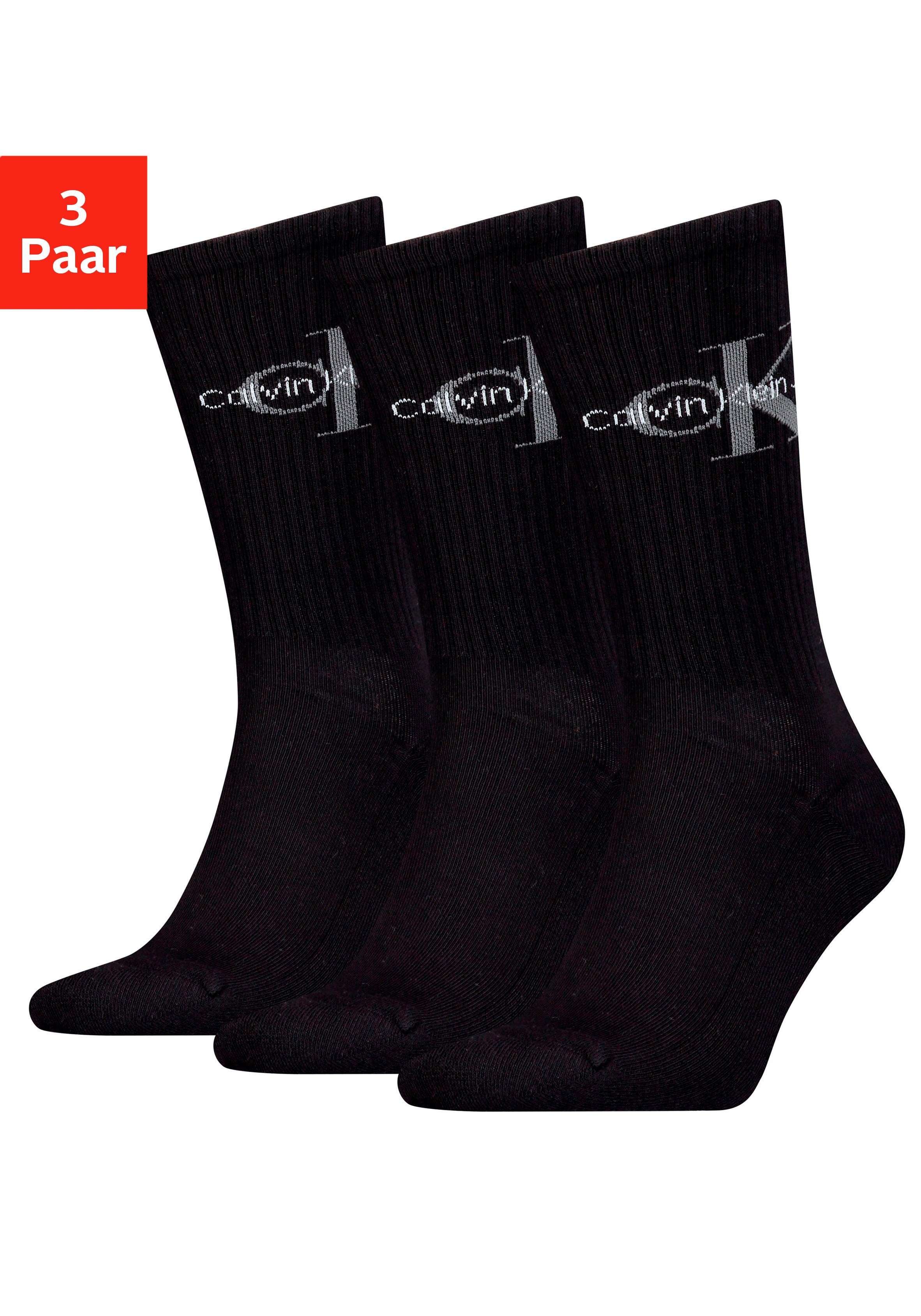 Calvin Klein Socken (3-Paar, 3er-Pack) für Beruf und Freizeit